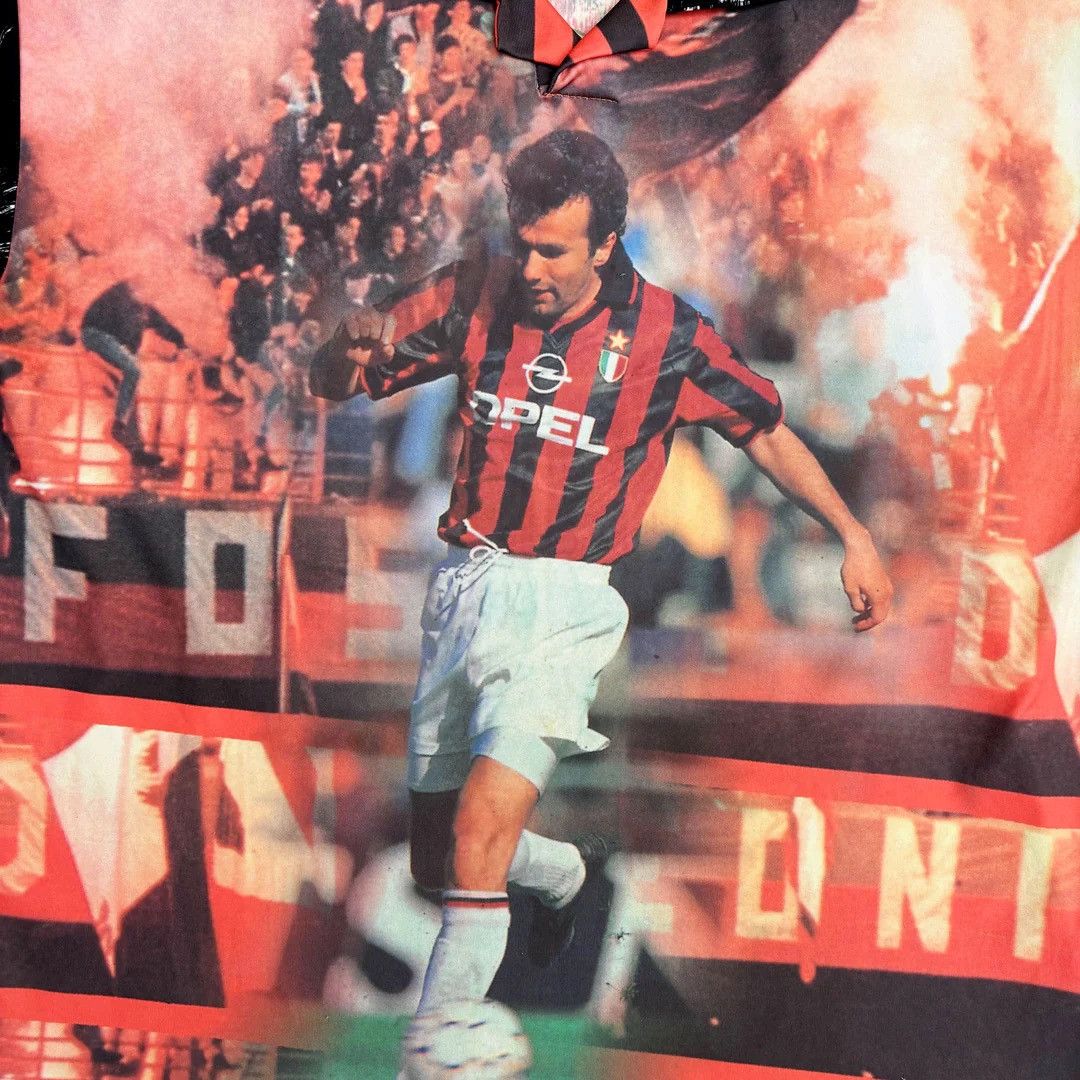 Vintage AC Milan Dejan Savićević 1990 90s Vintage Tifosi Fan Jersey Size US L / EU 52-54 / 3 - 3 Thumbnail
