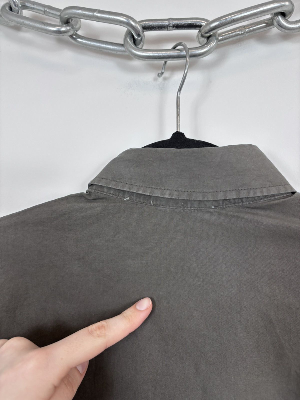 Moschino Vintage Moschino Jeans Men’s Khaki Brown Long Sleeve Shirt Size US M / EU 48-50 / 2 - 24 Thumbnail