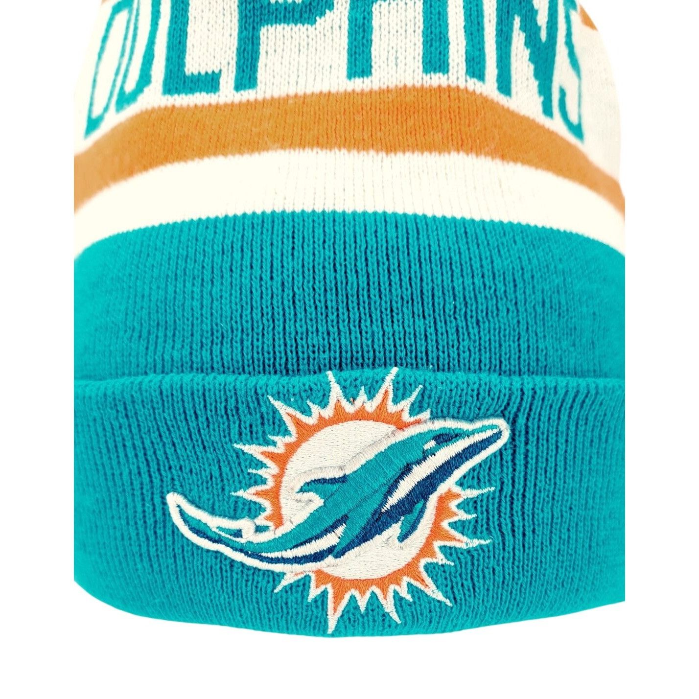 New Era Miami Dolphins New Era Knit Beanie Stocking Cap NFL Logo Size ONE SIZE - 2 Thumbnail