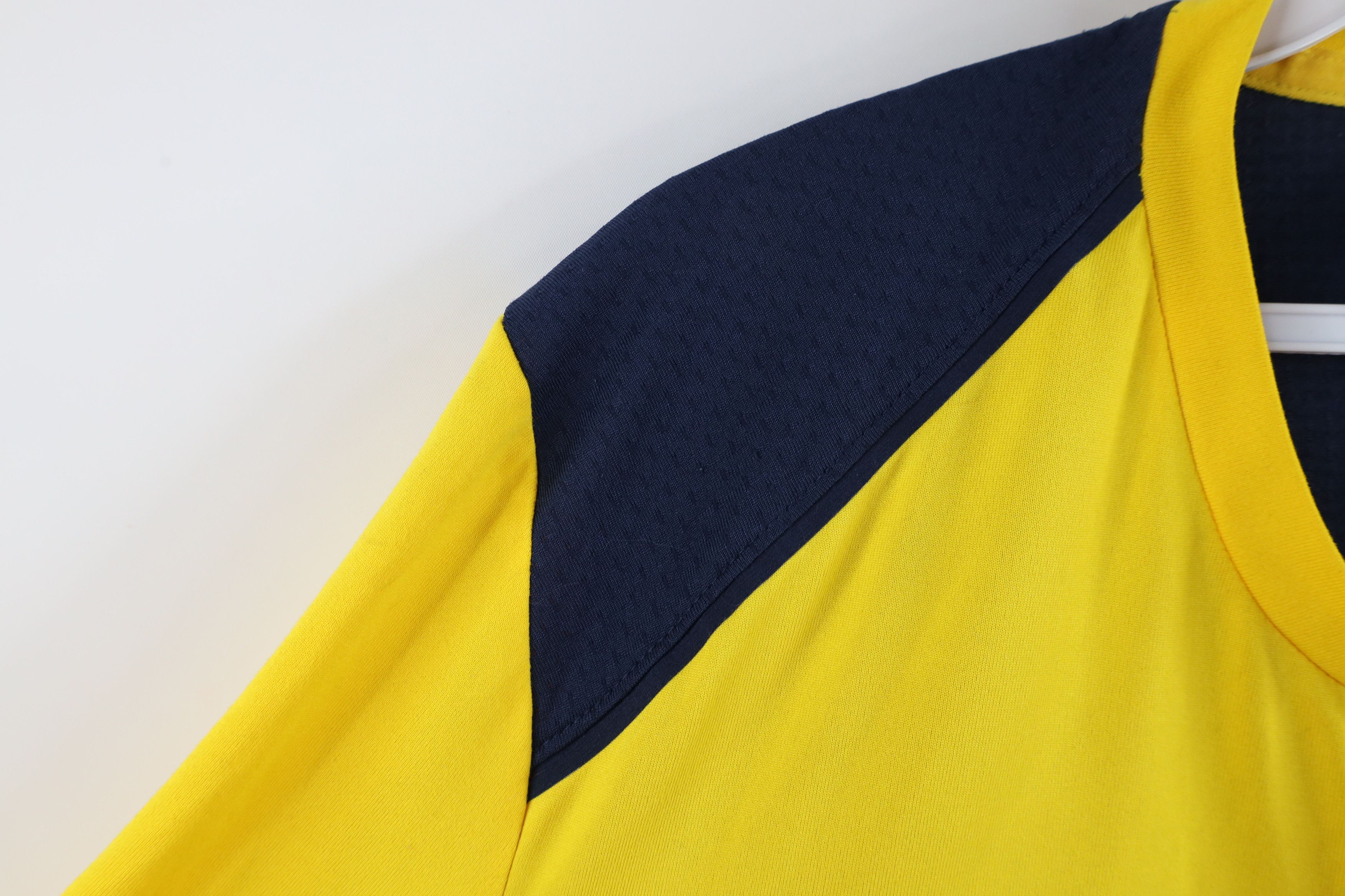 Nike × Vintage Nike Air Jordan Tech Jumpman Long Sleeve T-Shirt Yellow Size US M / EU 48-50 / 2 - 6 Thumbnail