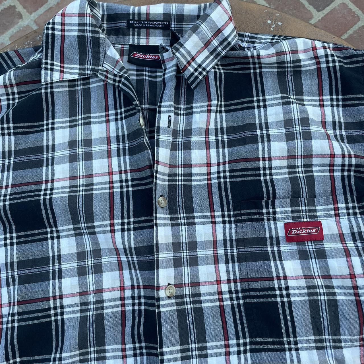 Dickies Dickies Classic 90s style plaid button up shirt in black Size US L / EU 52-54 / 3 - 5 Thumbnail