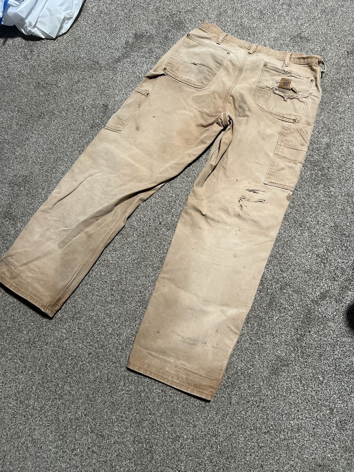 Carhartt × Vintage Carhartt Double Knee Pants 34 x 32 Size US 34 / EU 50 - 5 Thumbnail