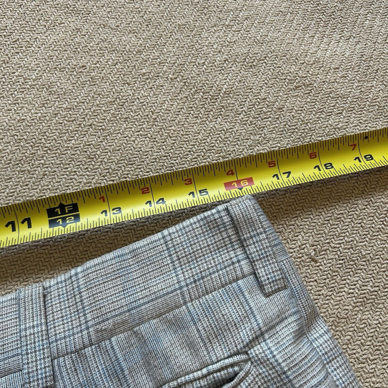 Vintage Vintage 70s Plaid Flare Pleated Disco Trousers Pants 32x29 Size US 32 / EU 48 - 5 Thumbnail