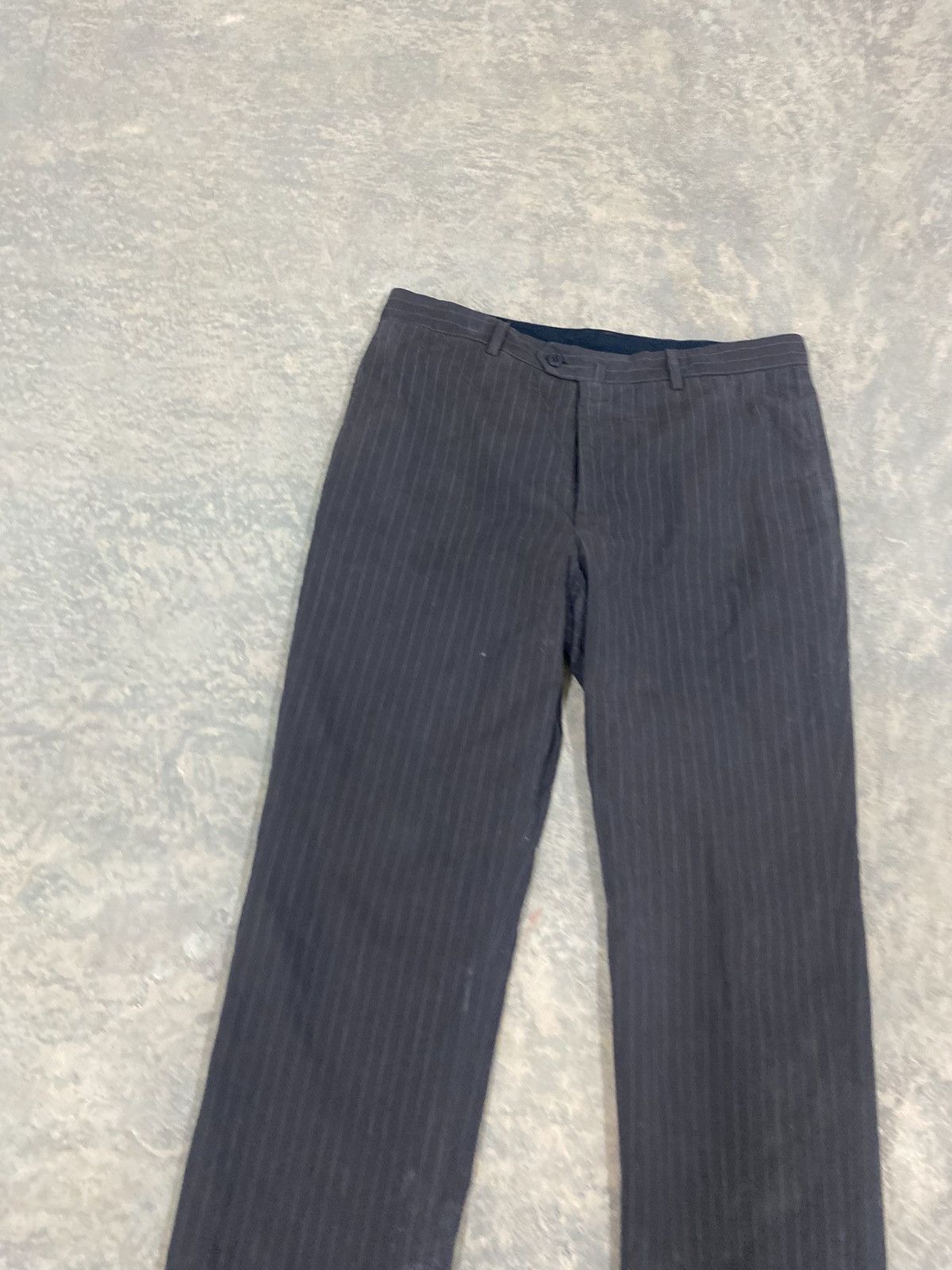 Designer × Japanese Brand × agnes b. AGNES B. STRIPED TROUSER PANTS FRANCE VINTAGE Size US 34 / EU 50 - 3 Thumbnail