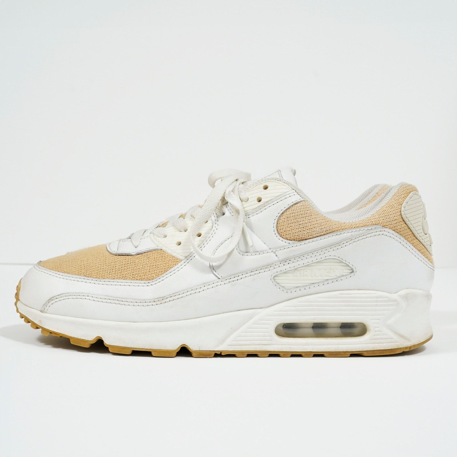 Nike Nike Air Max 90 Burlap Summit White Gum Brown Men’s 12 Size US 12 / EU 45 - 4 Thumbnail