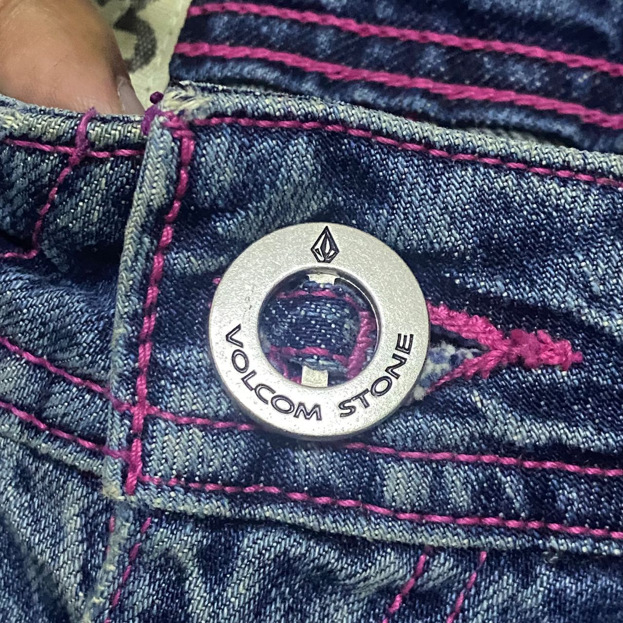 Vintage 💥Best Offer💥Vintage Volcom Stone Distressed Denim Size US 35 - 15 Thumbnail