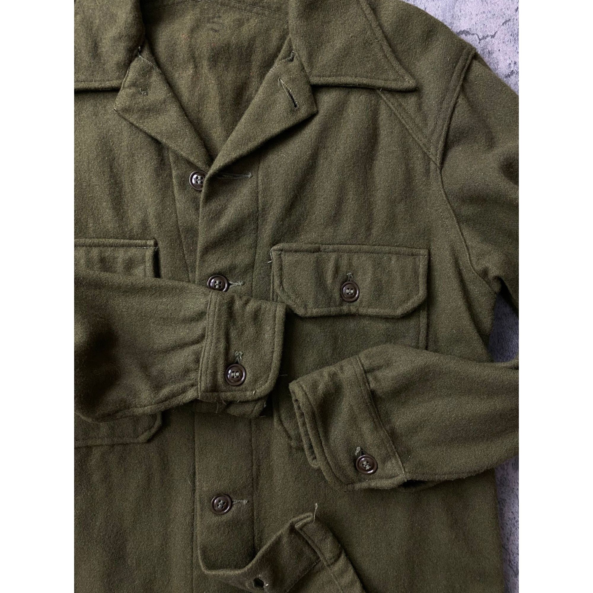 Vintage Vintage Military Shirt Wool Field Size US S / EU 44-46 / 1 - 5 Thumbnail