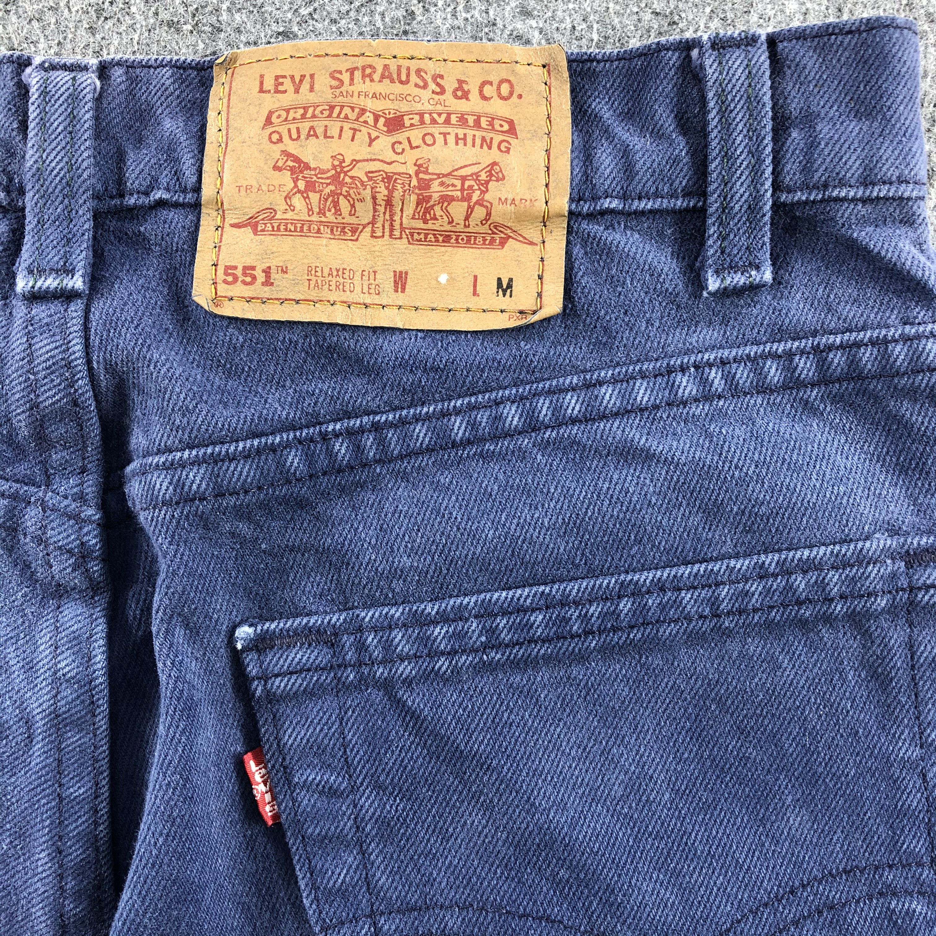 Levi's Vintage 90s Levis 551 Jeans-J1253 Size US 30 / EU 46 - 5 Thumbnail