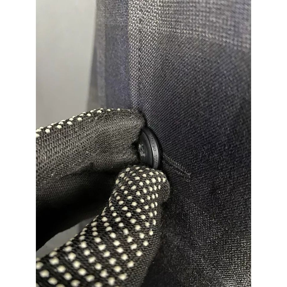 Hugo Boss Hugo Boss Men's Gray Checked Blazer Sportcoat Jacket Size 52 Size 52R - 11 Thumbnail