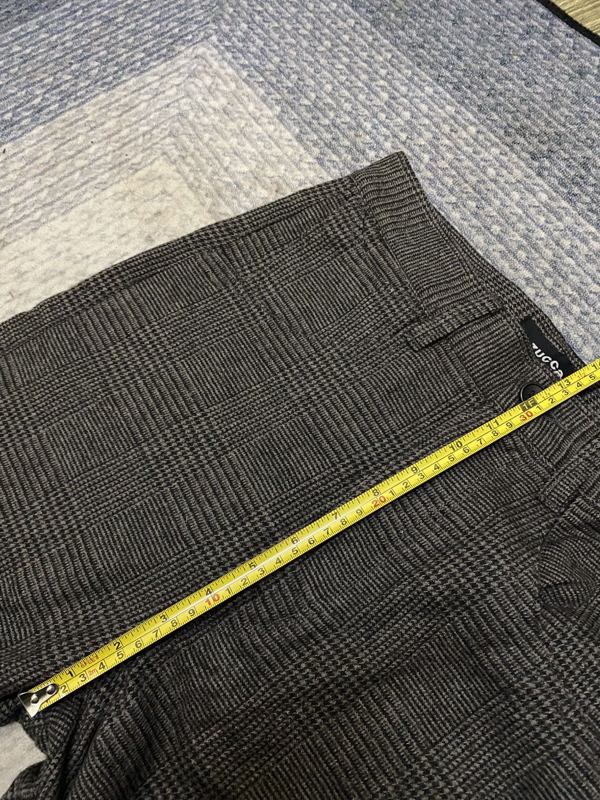Issey Miyake × Zucca ZUCCA HERRINGBONE PLAID WOOL NYLON PANT Size US 28 / EU 44 - 10 Thumbnail