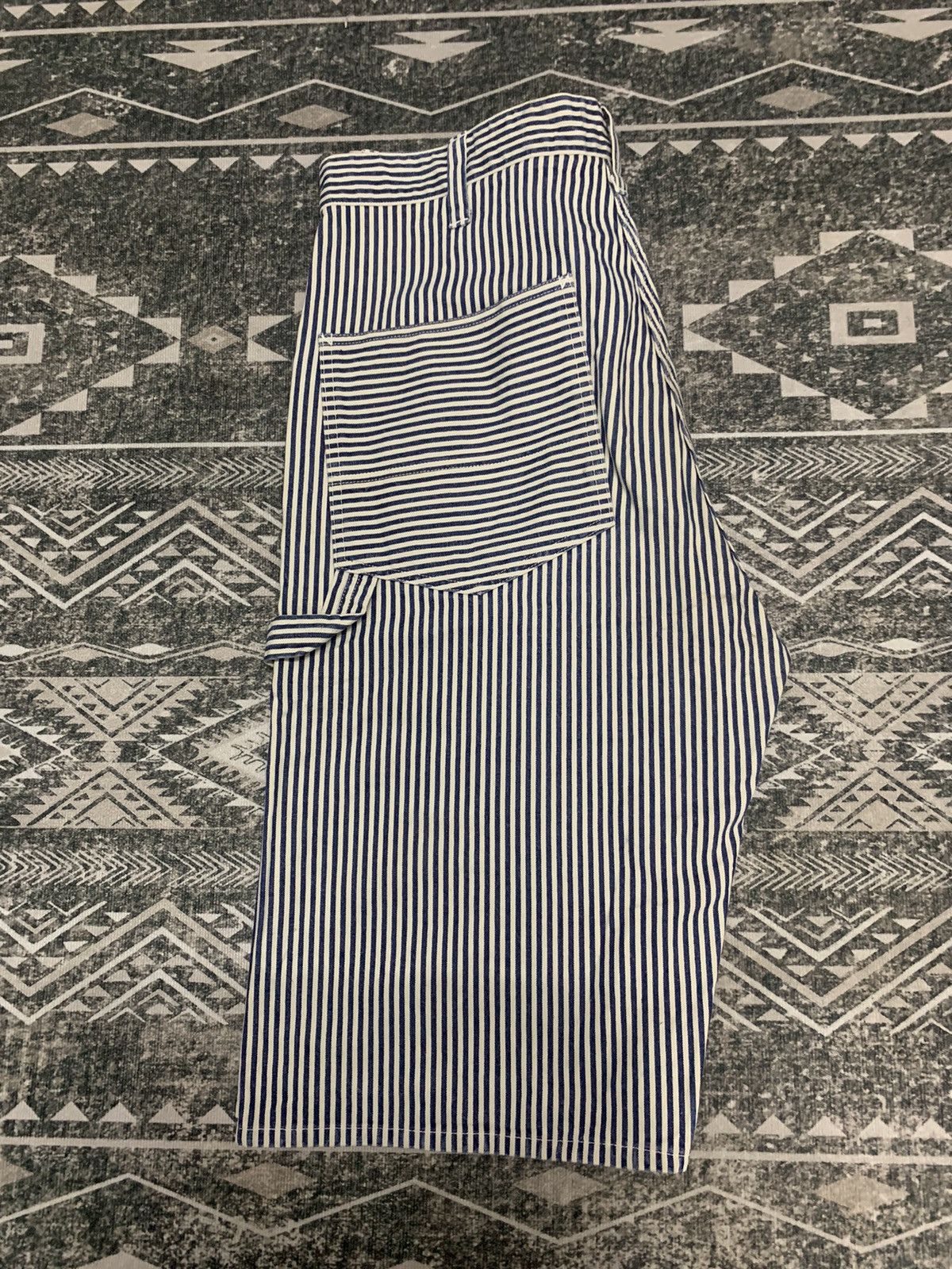 Sugar Cane VINTAGE SUGARCANE HIKORI CARPANTER SHORT PANT Size US 34 / EU 50 - 4 Thumbnail