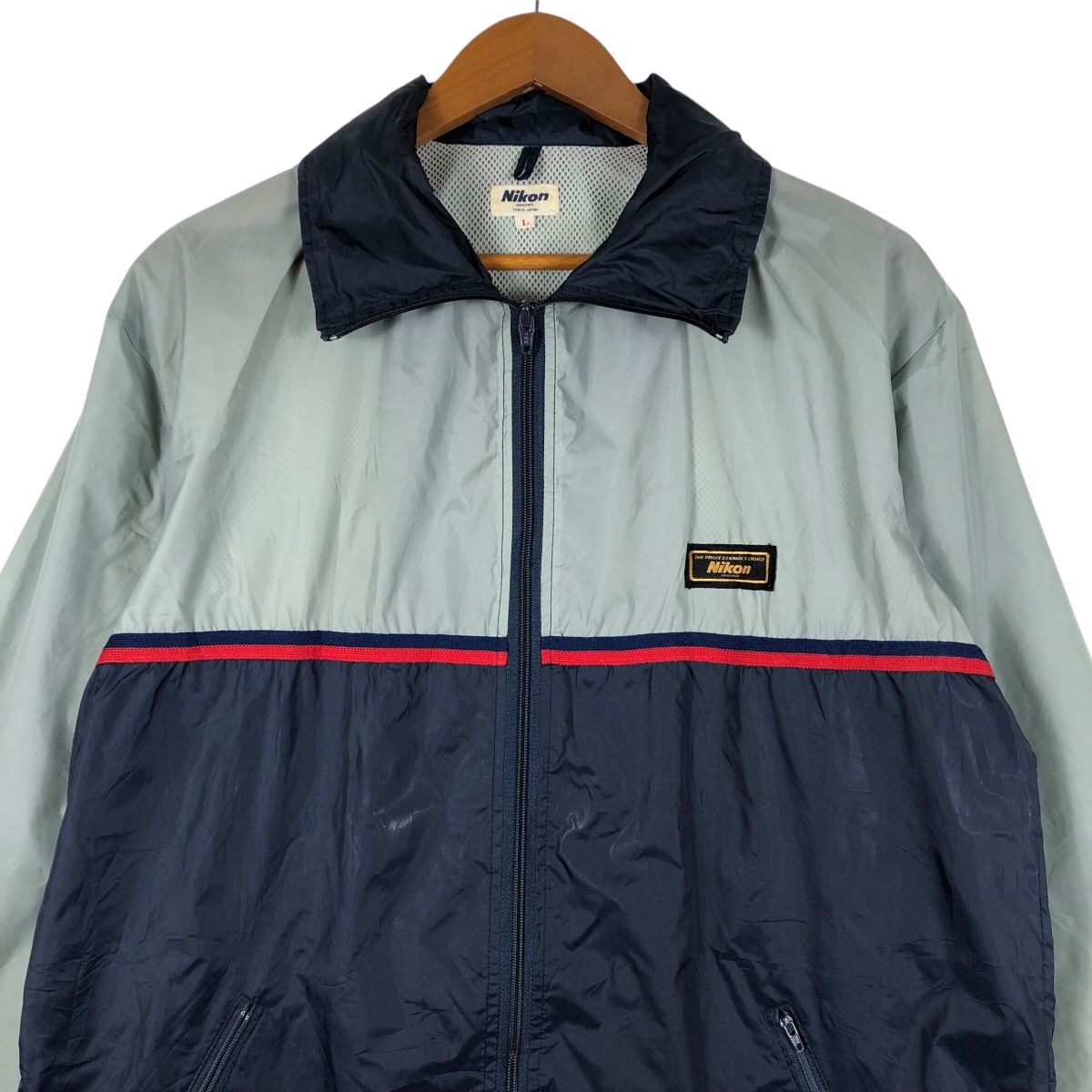 Japanese Brand × Nikon × Vintage Vintage NIKON The Professionals Choice Windbreaker Jacket Size US L / EU 52-54 / 3 - 4 Thumbnail