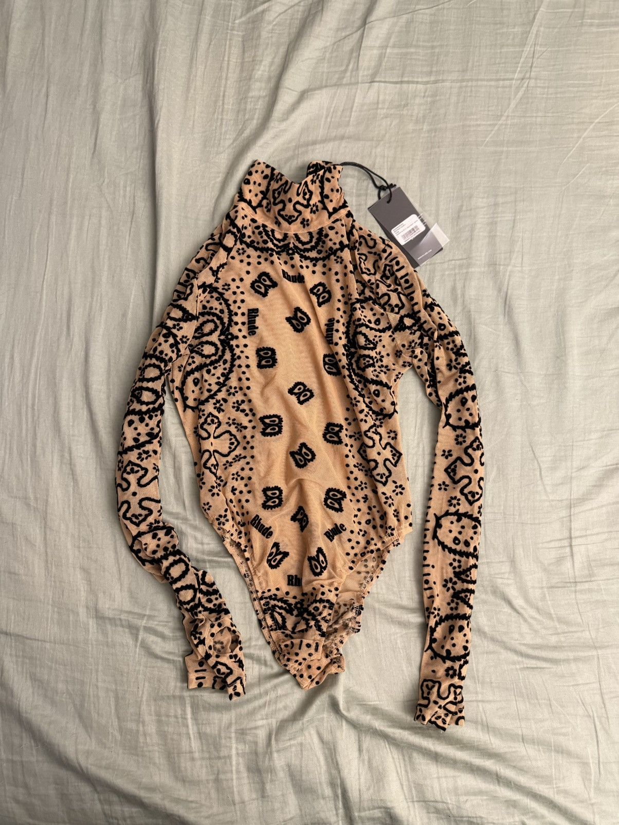 Rhude Rhude Tulle Bodysuit Size L / US 10 / IT 46 - 1 Thumbnail