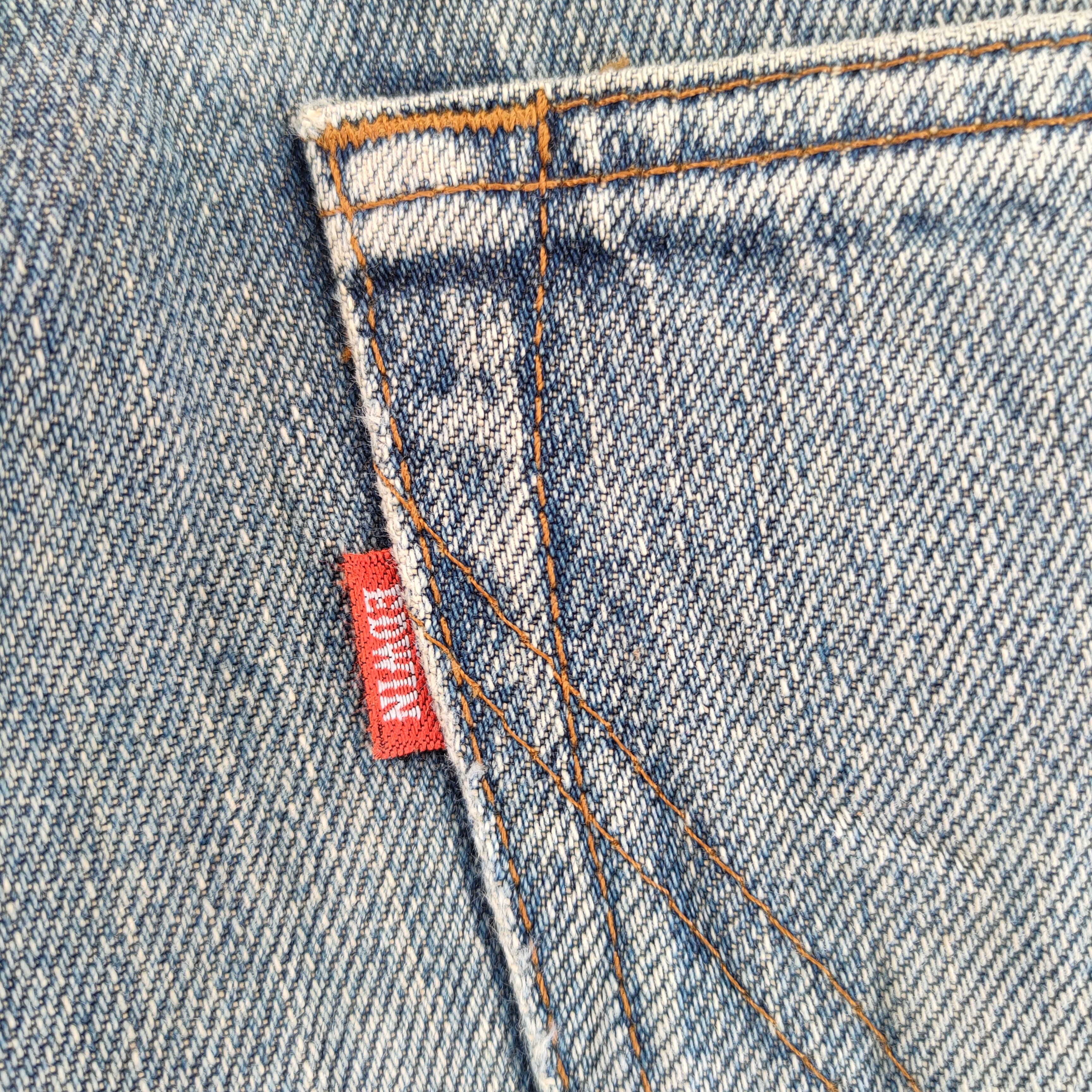 Edwin W33 VINTAGE EDWIN FADED RIPPED JEANS PANTS Size US 33 - 12 Thumbnail