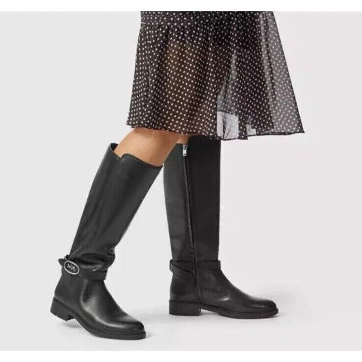 Coach COACH Walnut Horse Carriage Equestrian Riding Knee Boots Size US 7.5 / IT 37.5 - 2 Thumbnail