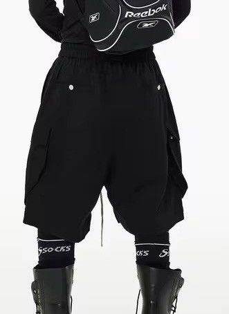 Japanese Brand × Jean Front Zipper Casual Black Shorts Size US 29 - 3 Thumbnail