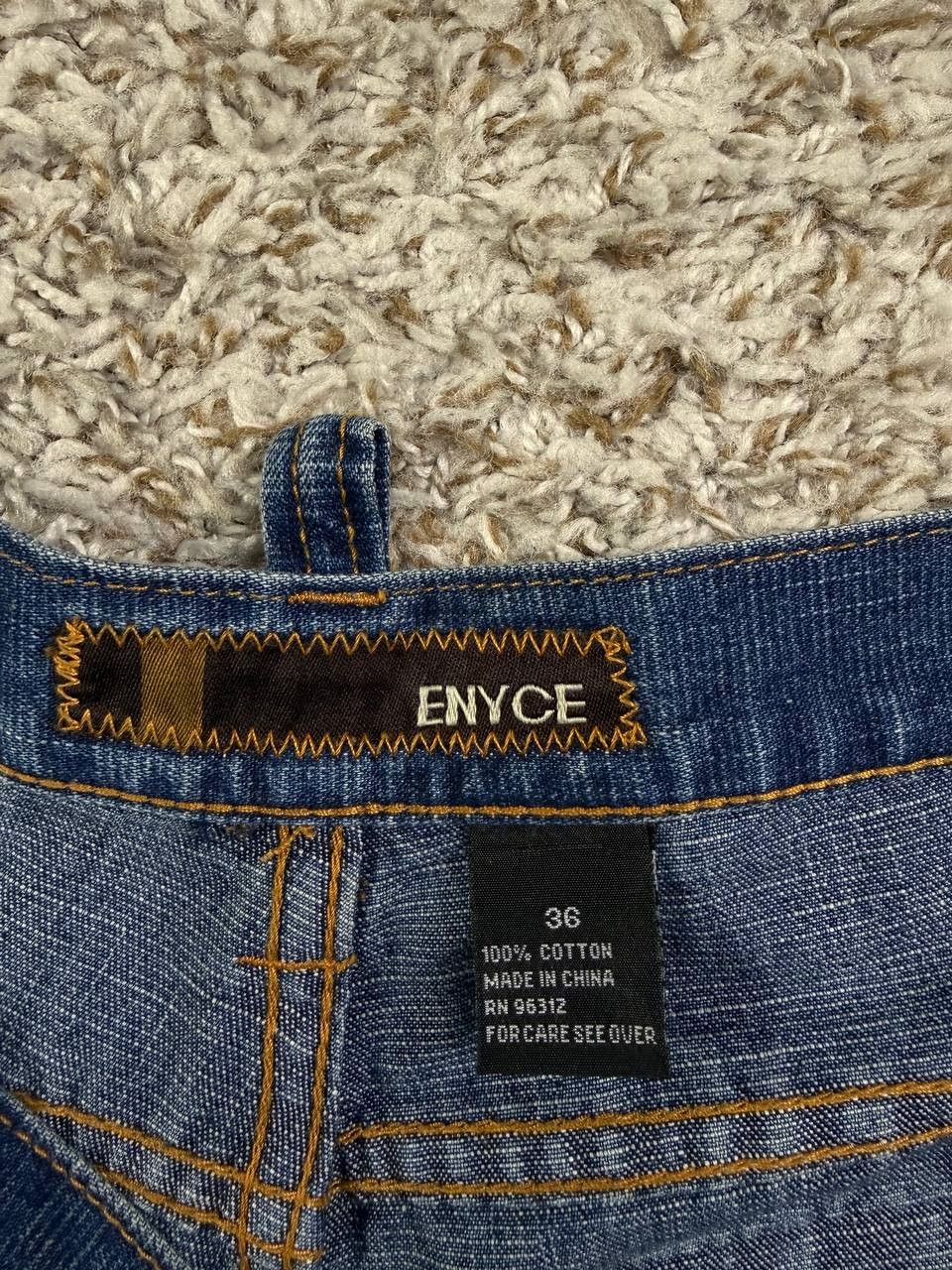 Enyce ENYCE Baggy Jeans Y2K Hip Hop Wide Leg Grid Stitch Size US 36 / EU 52 - 9 Thumbnail
