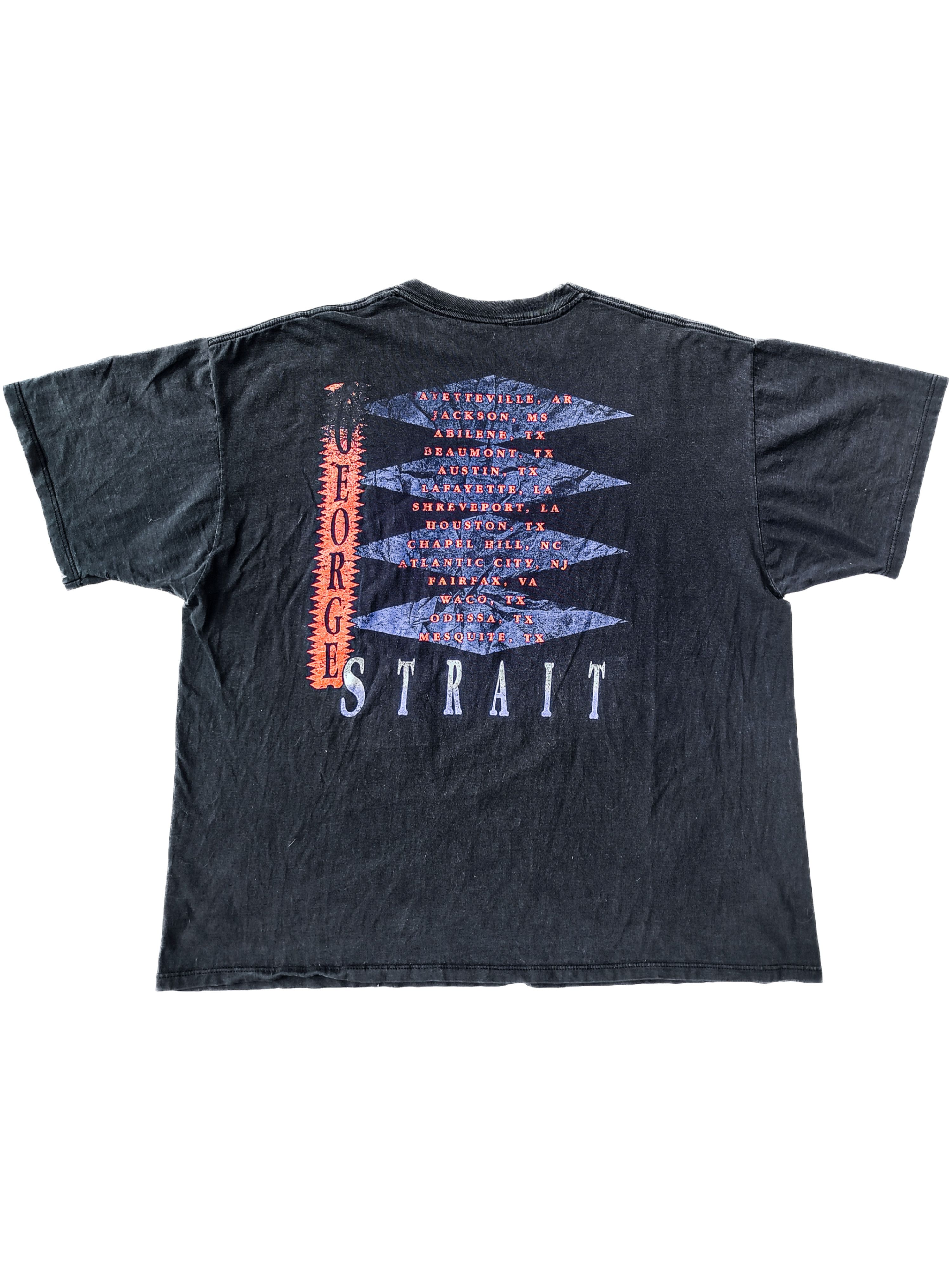 Vintage Vintage George Strait US Tour Shirt Size US XL / EU 56 / 4 - 2 Thumbnail