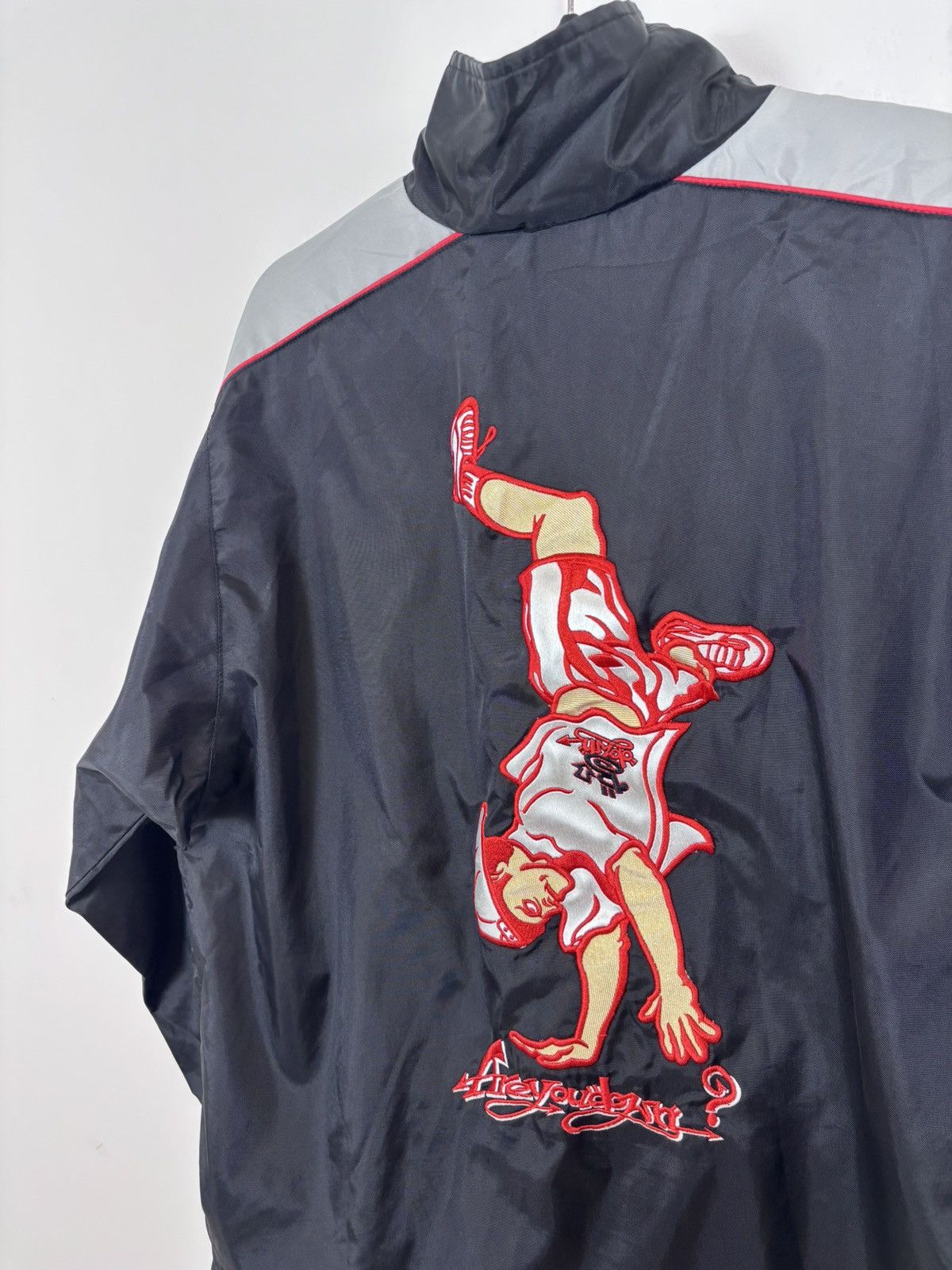 Other Vintage USA Design Y2K Big Logo Black/Grey Hype Track Jacket Size US S / EU 44-46 / 1 - 25 Thumbnail