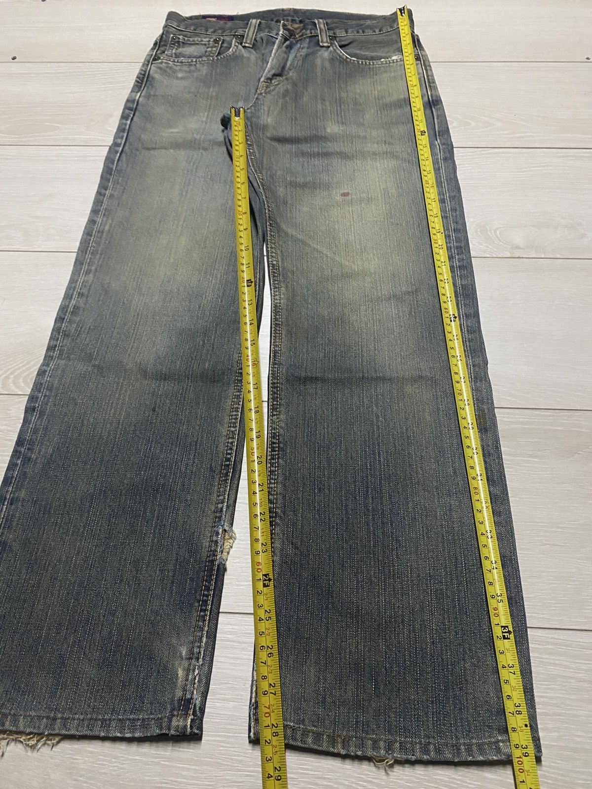 Edwin Vintage Japanese Brand Edwin 503 Faded Distressed Jeans Size US 31 - 13 Thumbnail