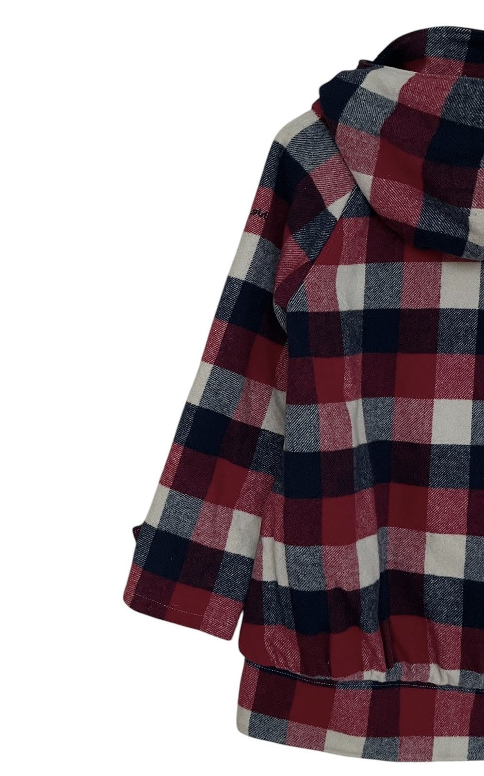 Japanese Brand × Vintage Vintage Japanese Brand X-girl Wool Checkered Hoodie 2000s Size US M / EU 48-50 / 2 - 7 Thumbnail