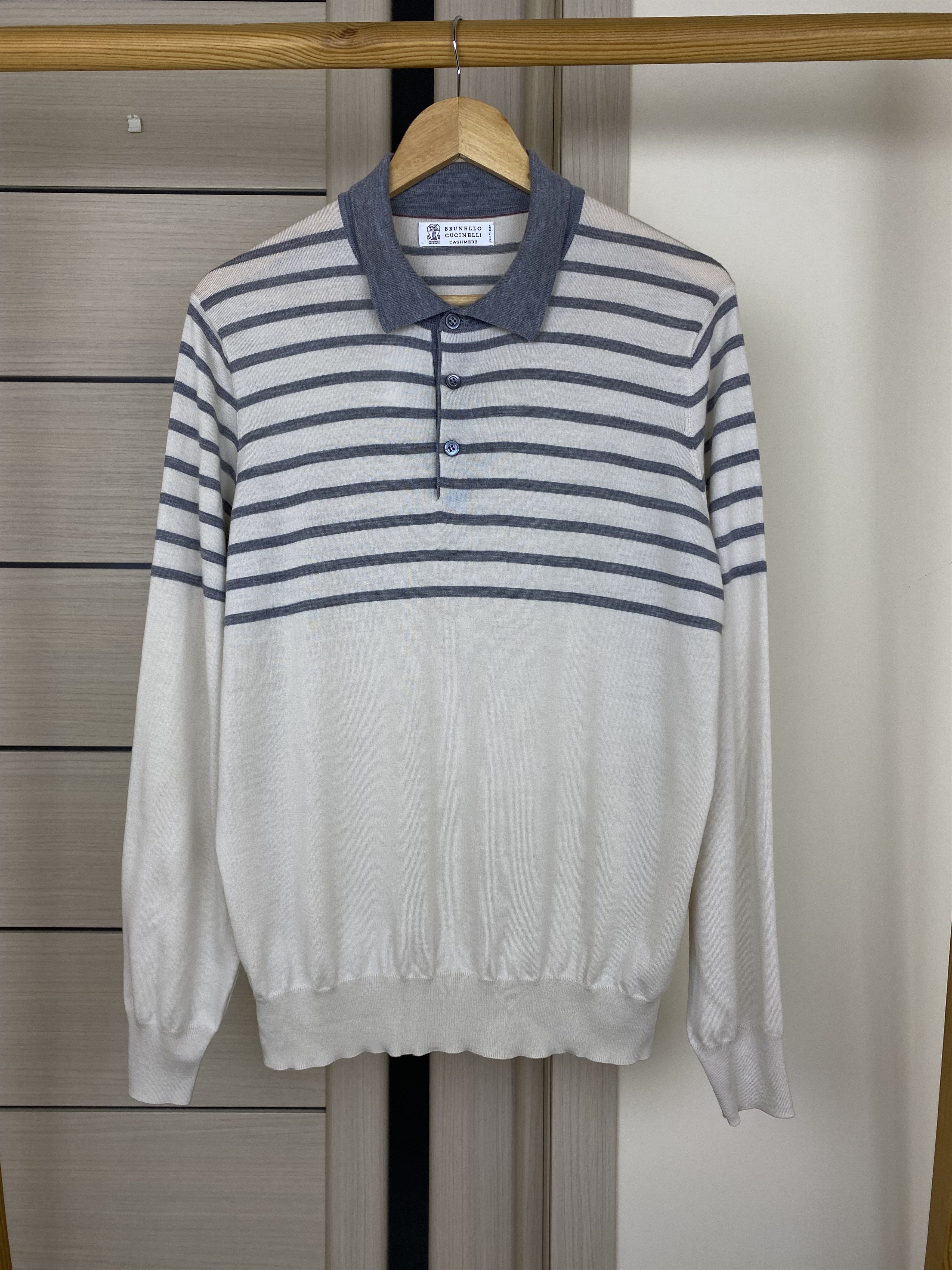 Brunello Cucinelli BRUNELLO CUCINELLI Knit Sweater Cashmere wool Near unused Size US L / EU 52-54 / 3 - 2 Thumbnail