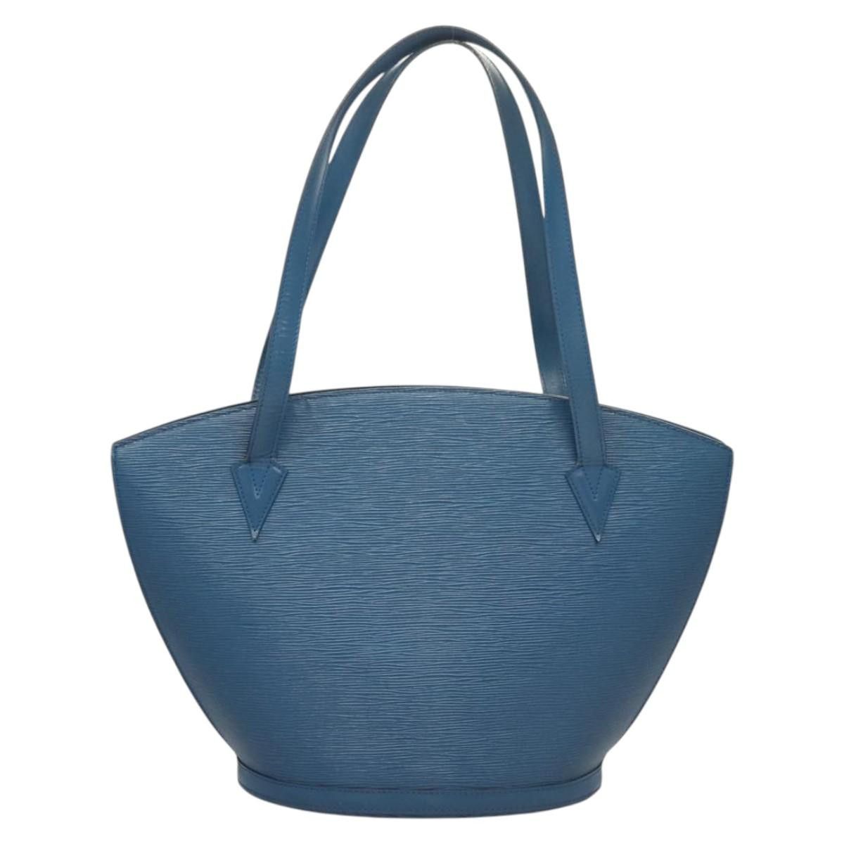 Louis Vuitton LOUIS VUITTON Epi Saint Jacques Shopping Shoulder Bag Blue Size ONE SIZE - 2 Thumbnail