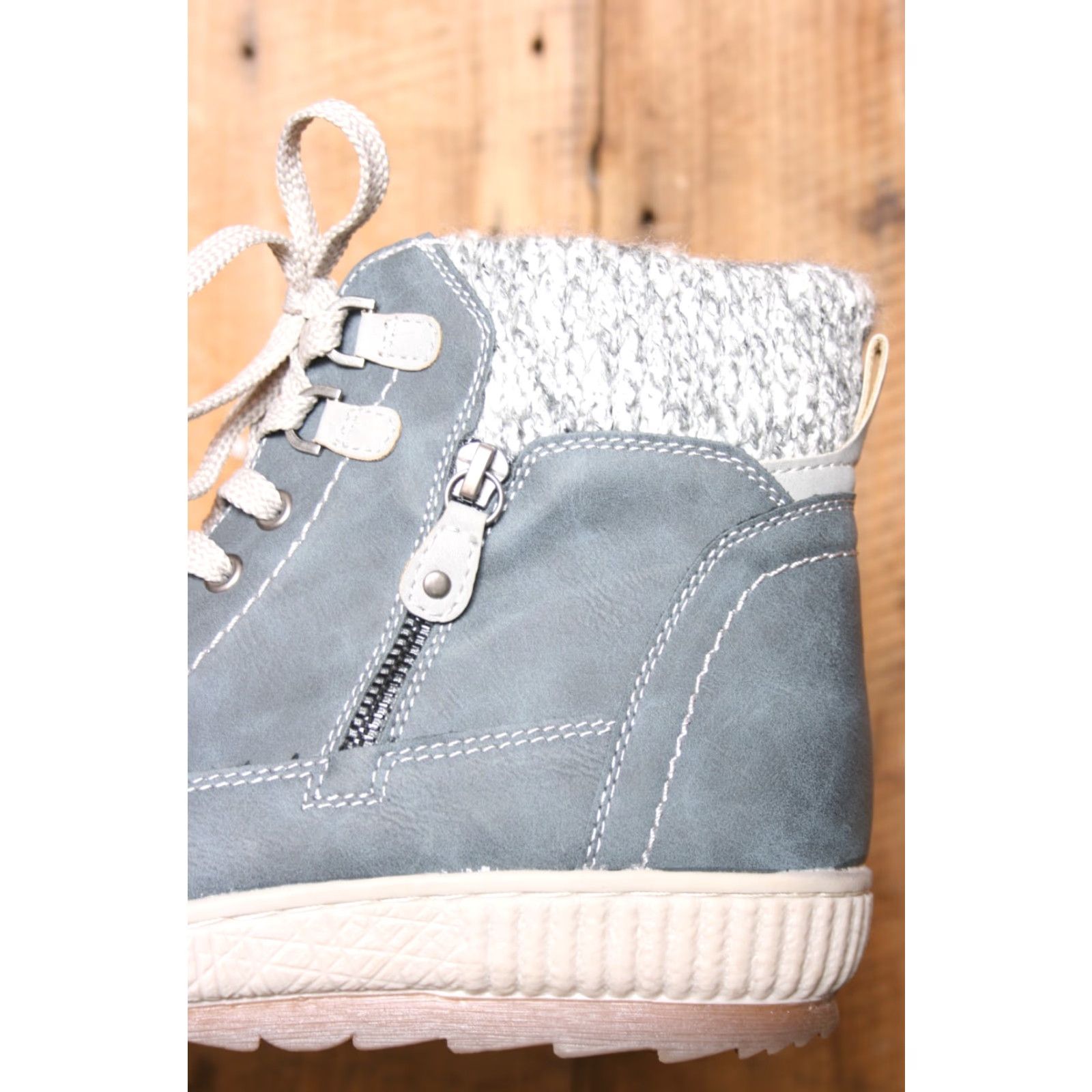 Vintage Spring Step Karlene Bootie Women EU 41 US 10.5 Gray Water Resistant Fleece Lined Ankle Boots Size L / US 10 / IT 46 - 7 Thumbnail