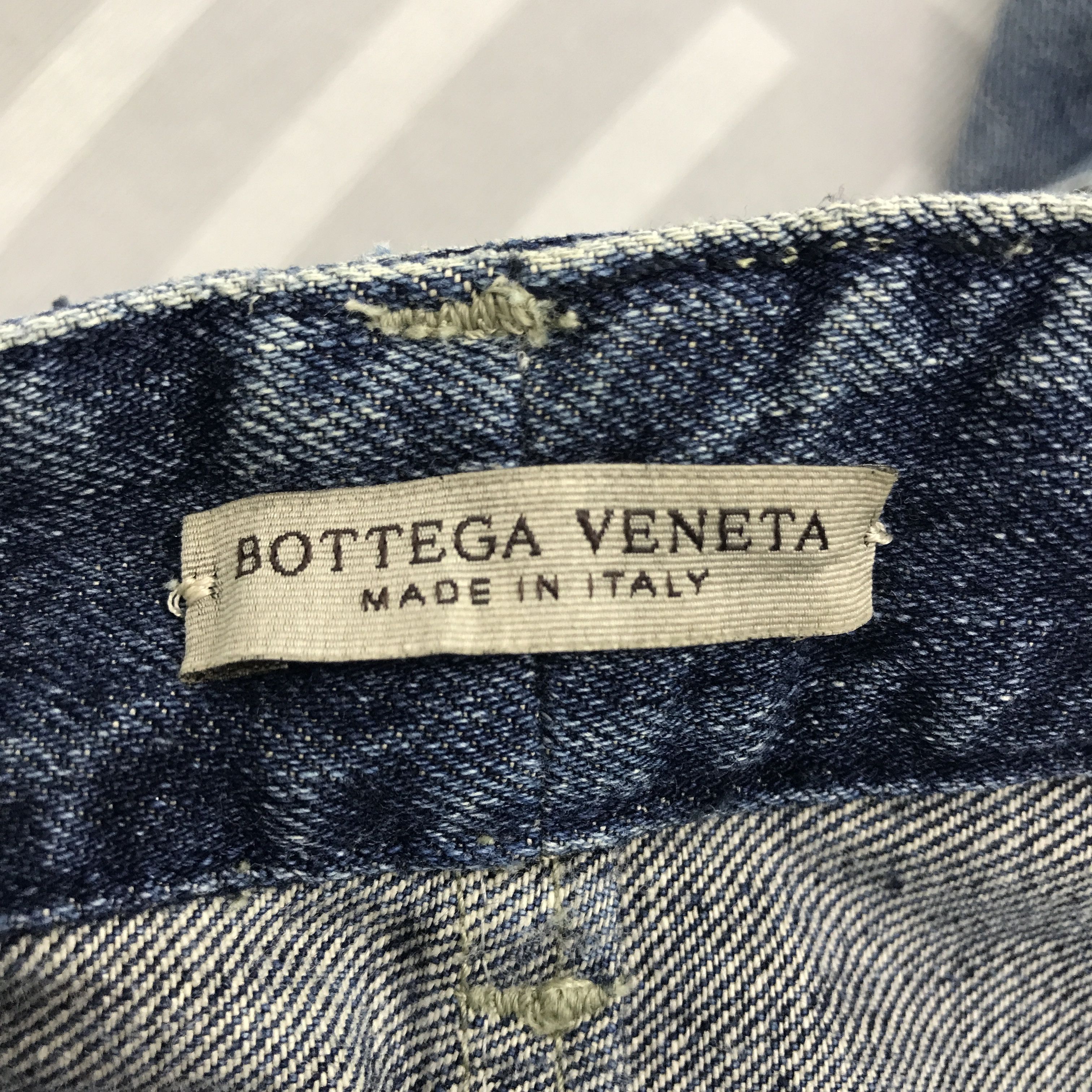 Bottega Veneta × Vintage Vintage Bottega Veneta Distressed Denim pants Size US 29 - 8 Thumbnail