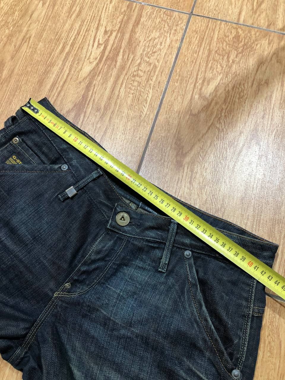G-Star G Star Raw Denim Loose Jeans Straight Leg Pants Dark Wash Size US 31 - 13 Thumbnail