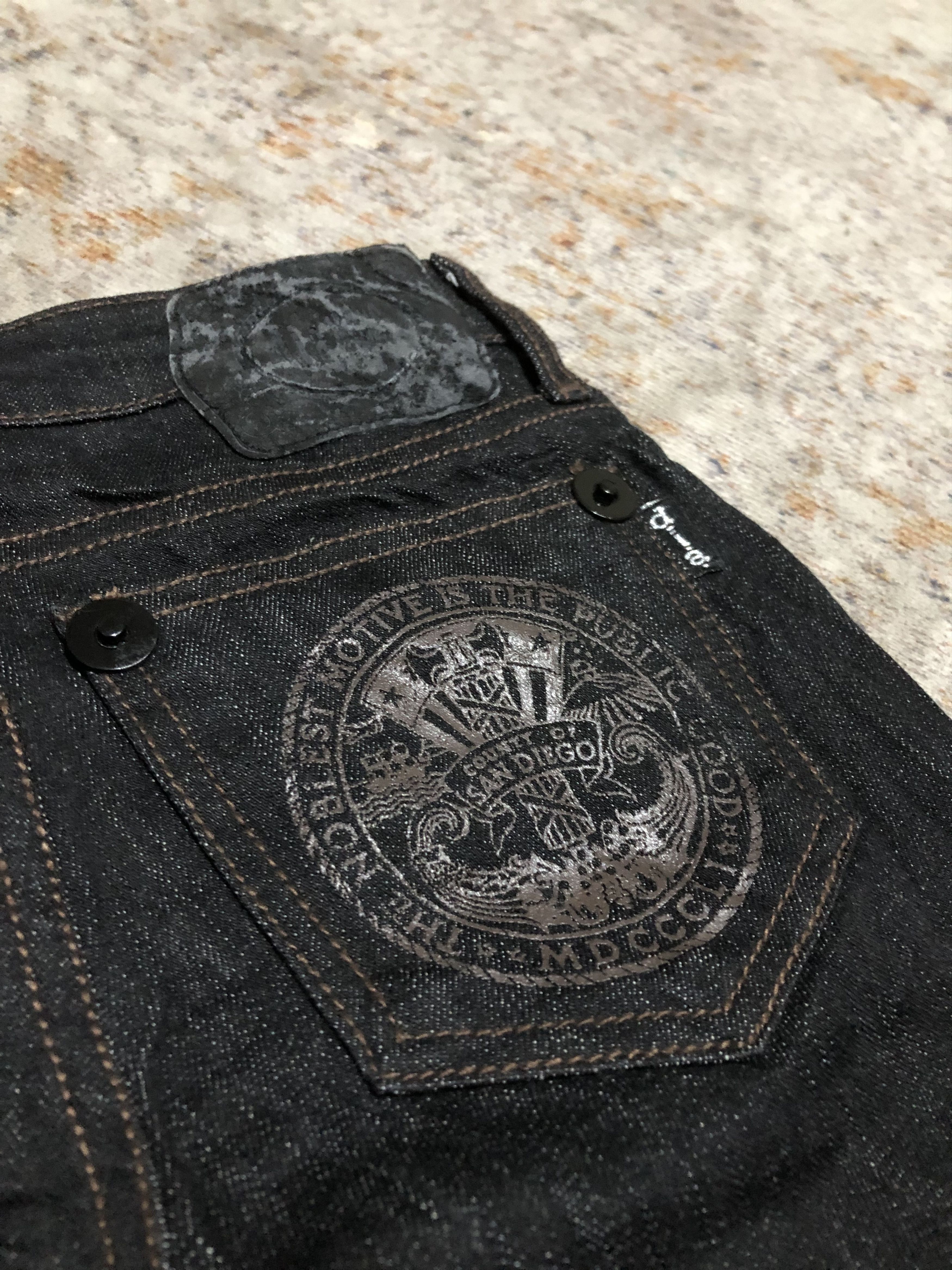 If Six Was Nine d.i.a gyaru japanese denim jeans pants Size 25" / US 0 / IT 36 - 15 Thumbnail