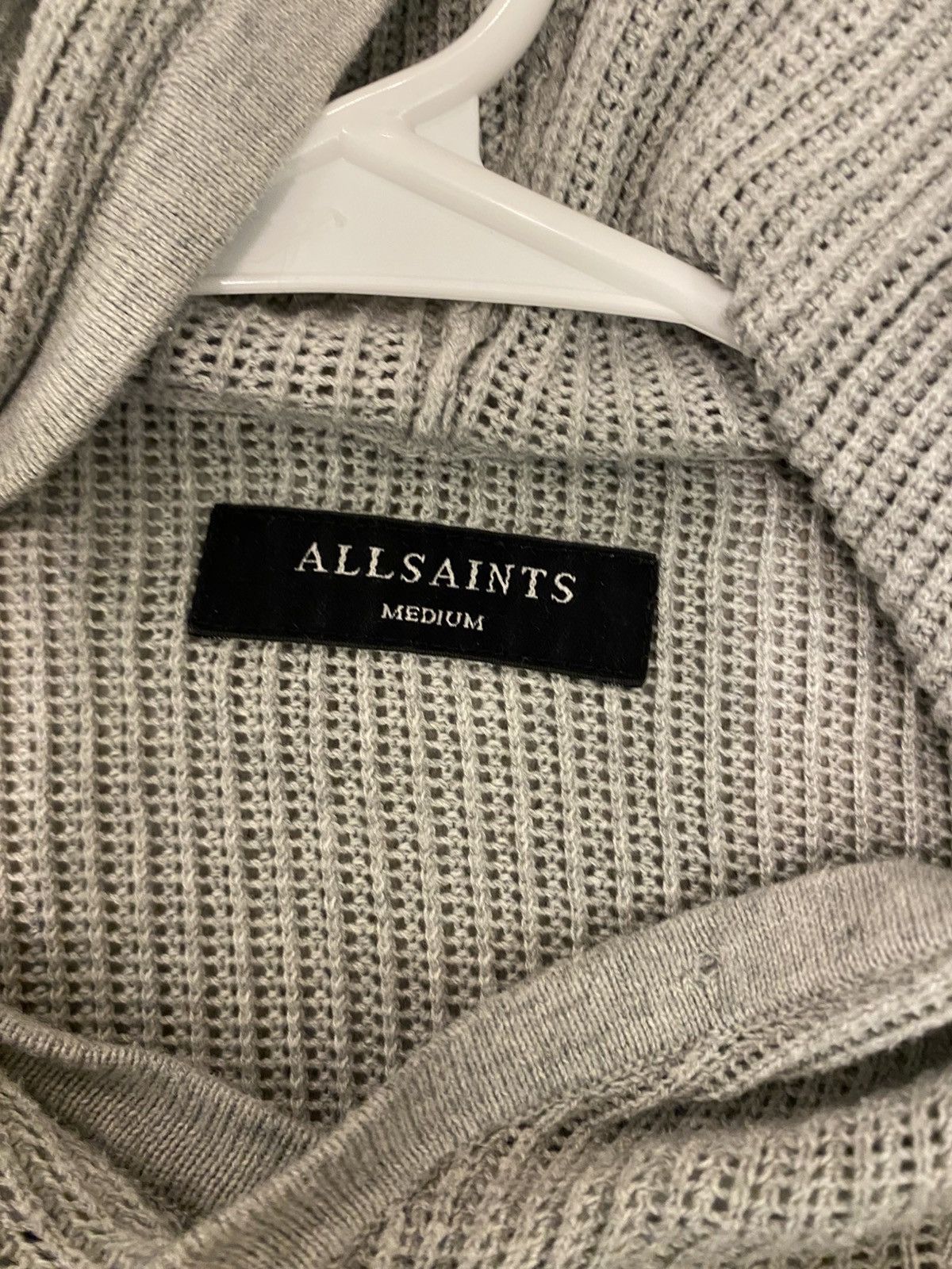 Allsaints Allsaints 2019 Grey Stad Chainmail Hoodie Size US M / EU 48-50 / 2 - 3 Thumbnail