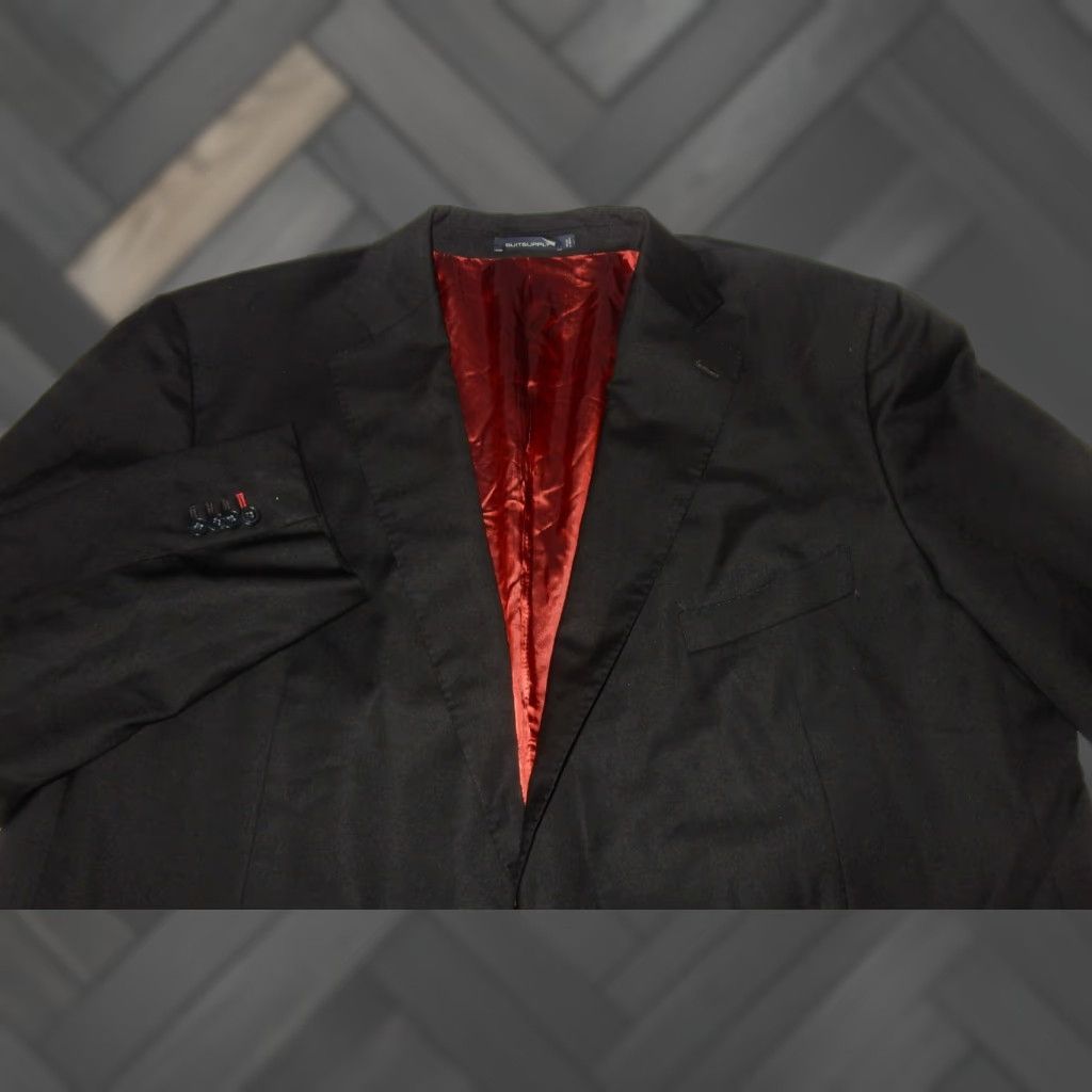 Suitsupply Suitsupply Blazer Sport Coat Jacket 54 US/64 EUR Men Black Big & Tall Shirtable? (Note: need only rearranged title; ensure not adding N/A etc) Size 54R - 1 Thumbnail
