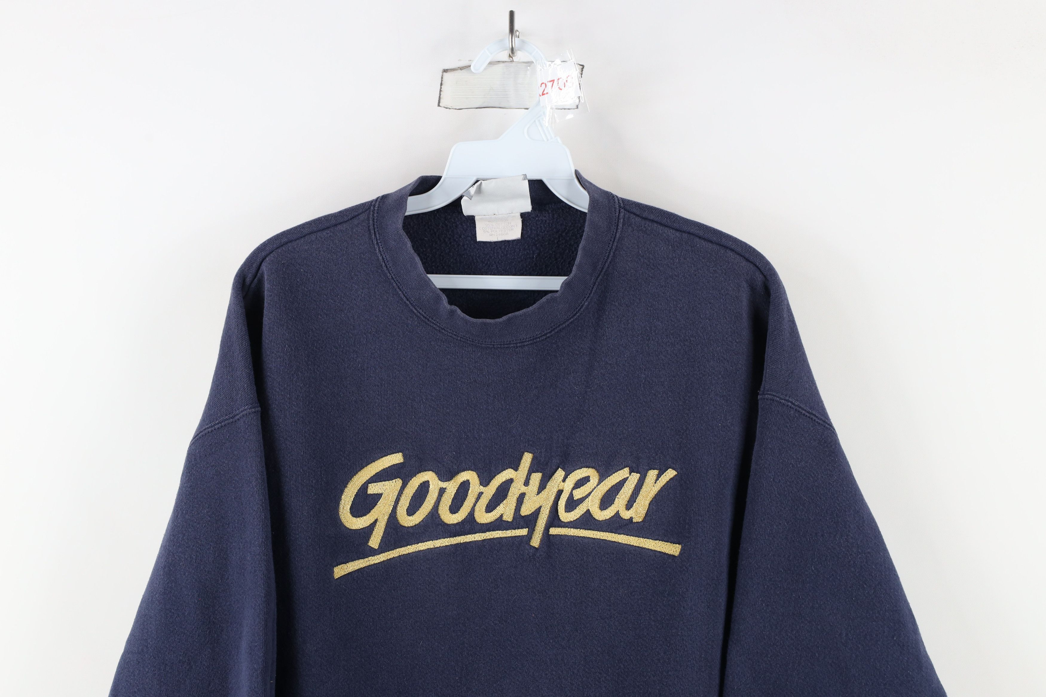Vintage Vintage 90s Out Goodyear Tires Heavyweight Sweatshirt USA Size US L / EU 52-54 / 3 - 2 Thumbnail