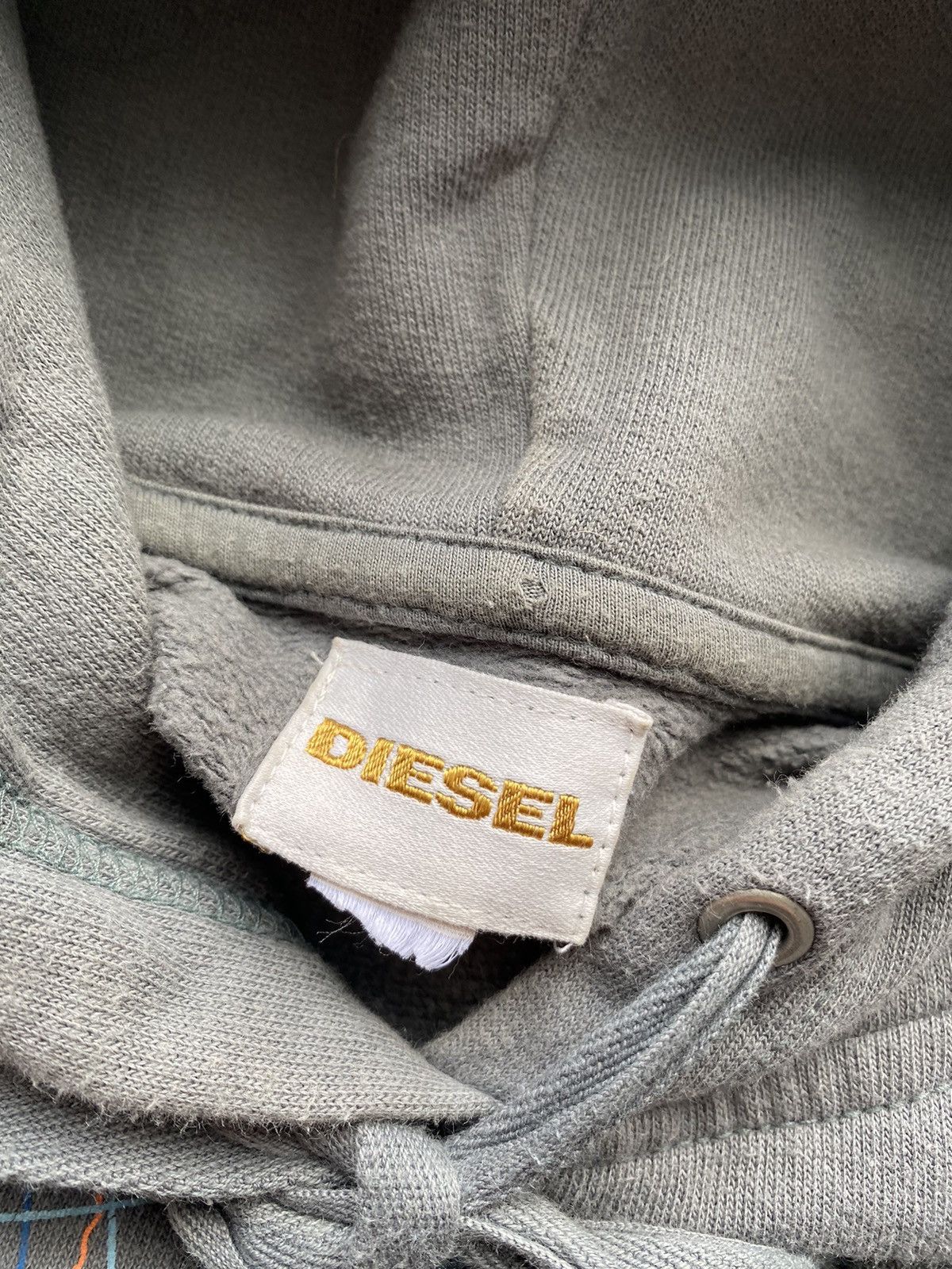 Diesel × Vintage 90s🔥Punk Opium Diesel Weather Logo Gray Gothic Hoodie Y2k Size US L / EU 52-54 / 3 - 6 Thumbnail
