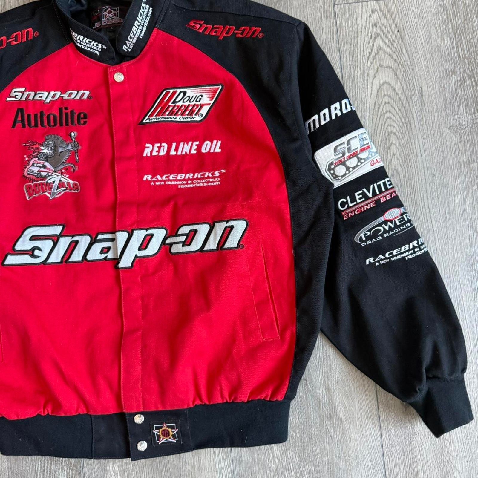 Other Vintage 90s jeff hamilton racing jacket Size US L / EU 52-54 / 3 - 3 Thumbnail