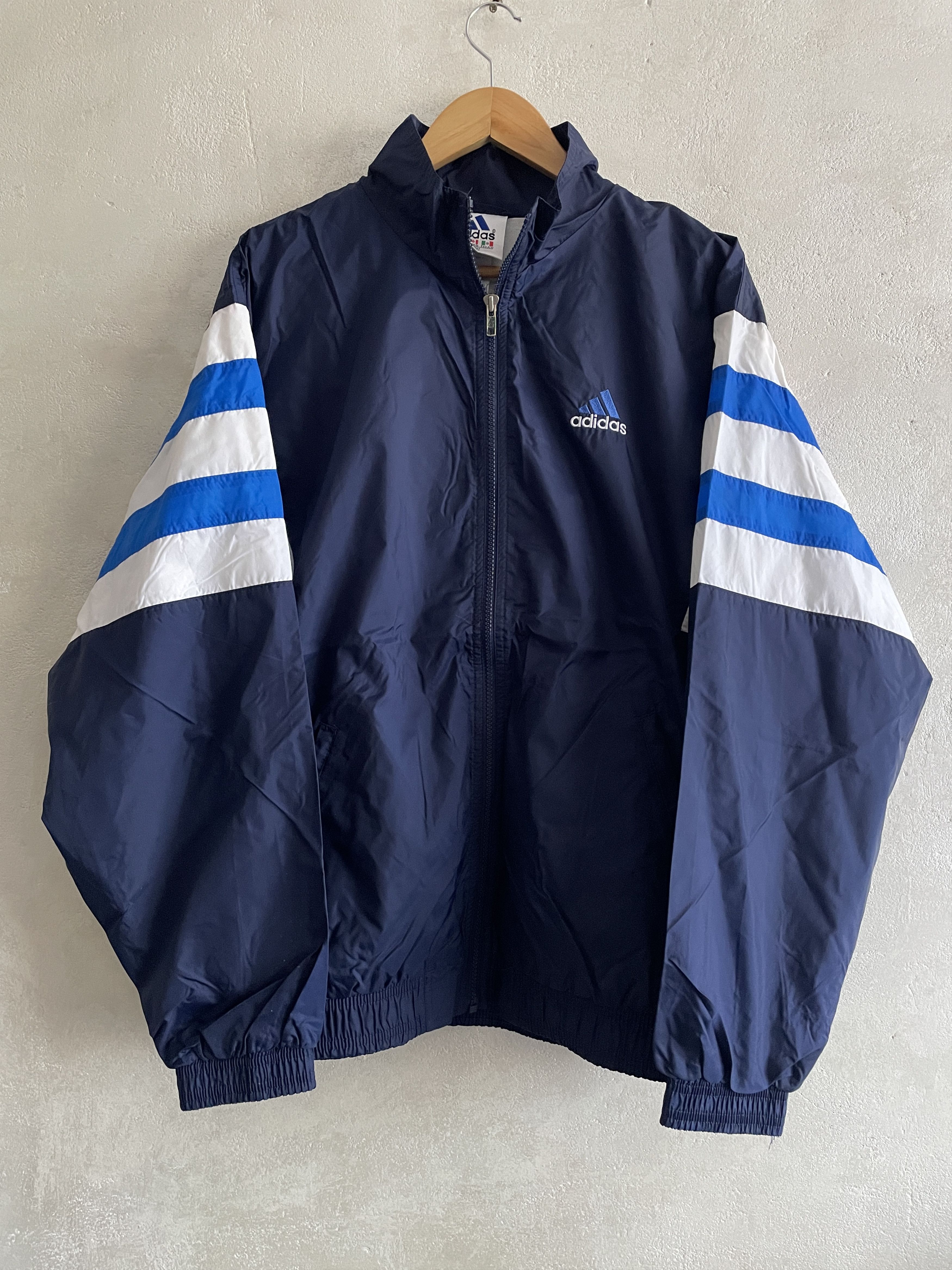 Adidas Adidas Originals 90s Nylon Windbreaker Track Jacket Size US M / EU 48-50 / 2 - 1 Thumbnail