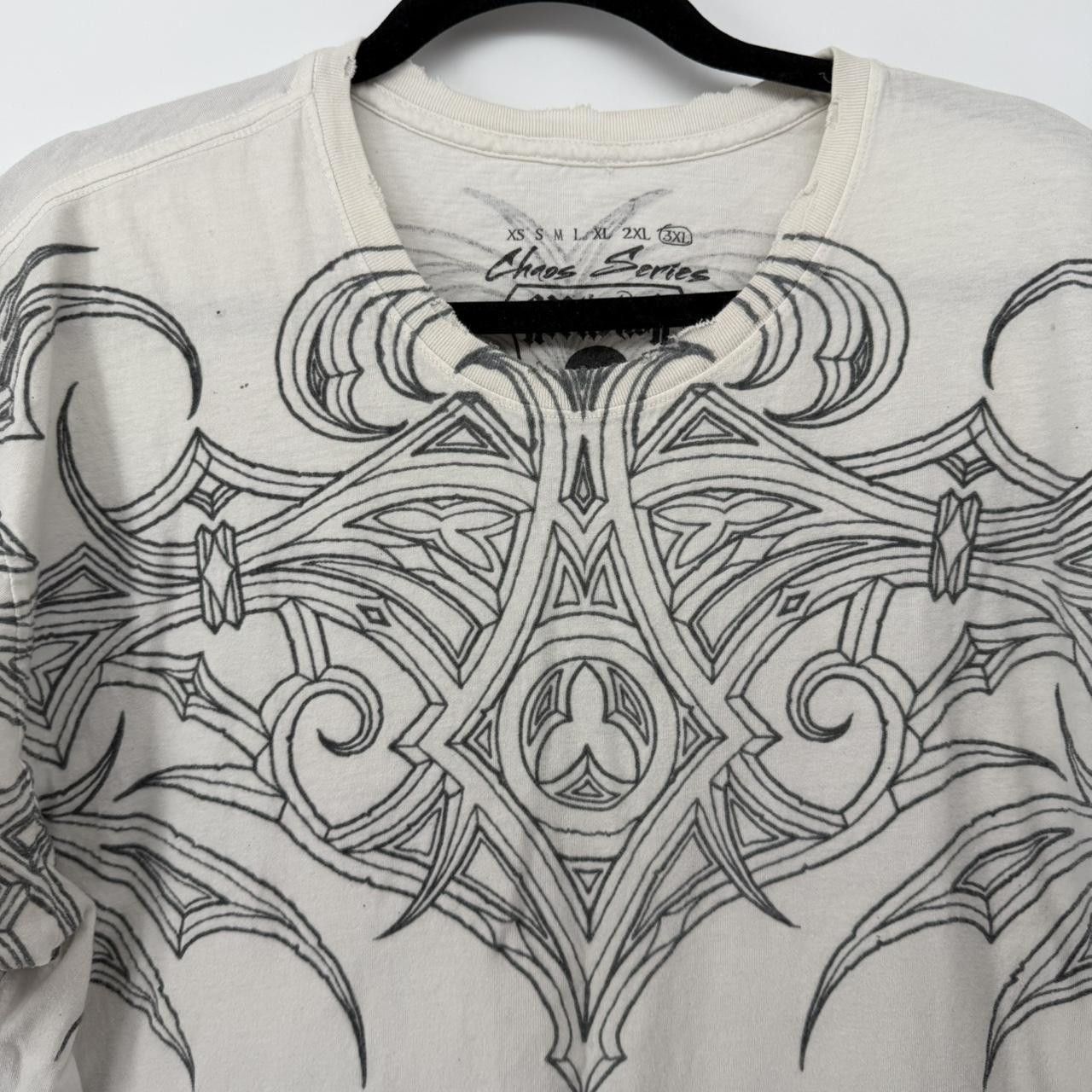 Affliction Affliction Chaos Series T-Shirt 3XL Skull Graphic MMA Tee Size US XXL / EU 58 / 5 - 2 Thumbnail