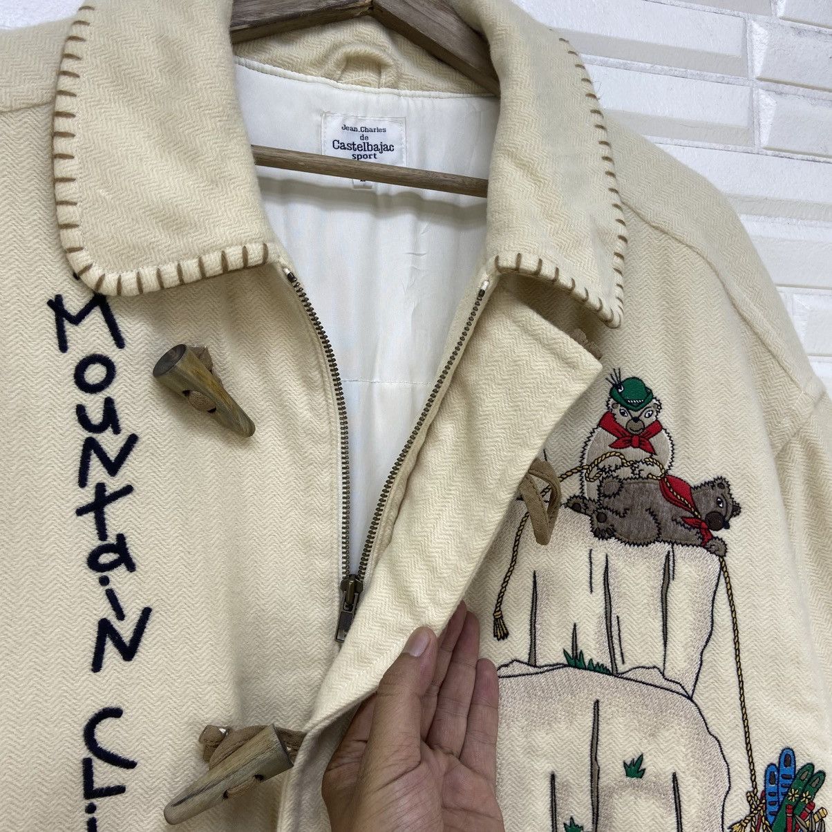 Jean Charles De Castelbajac Vintage Mountain Climbears Art Printed Wool Duffle Coat Size US M / EU 48-50 / 2 - 11 Thumbnail
