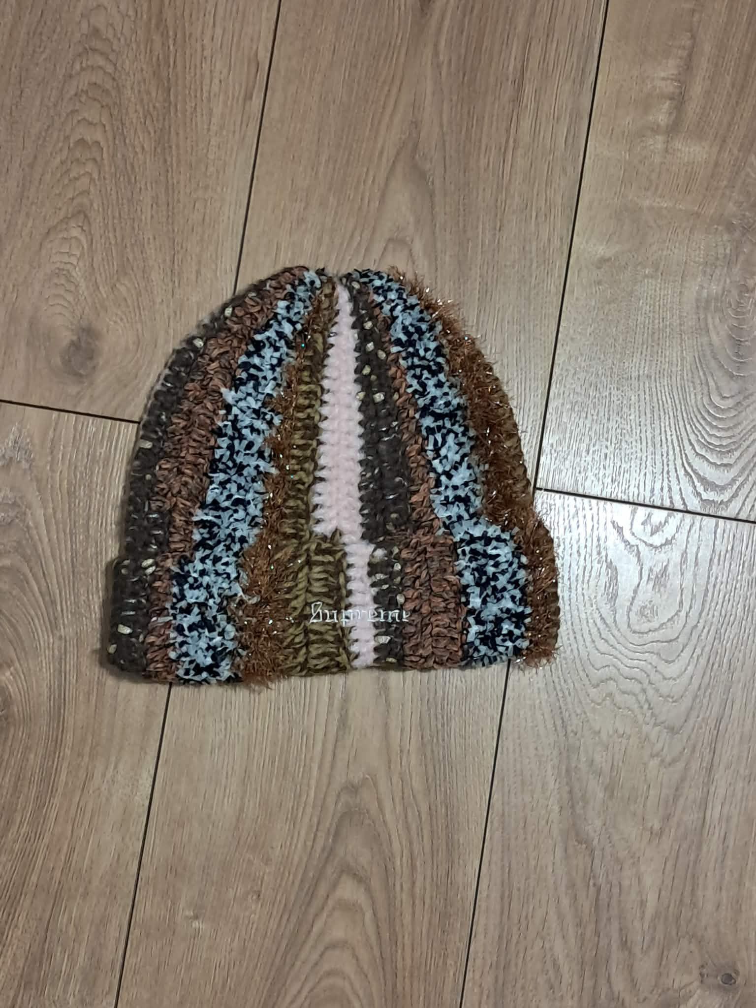 Supreme Supreme Tinsel Stripe Beanie Size ONE SIZE - 1 Thumbnail