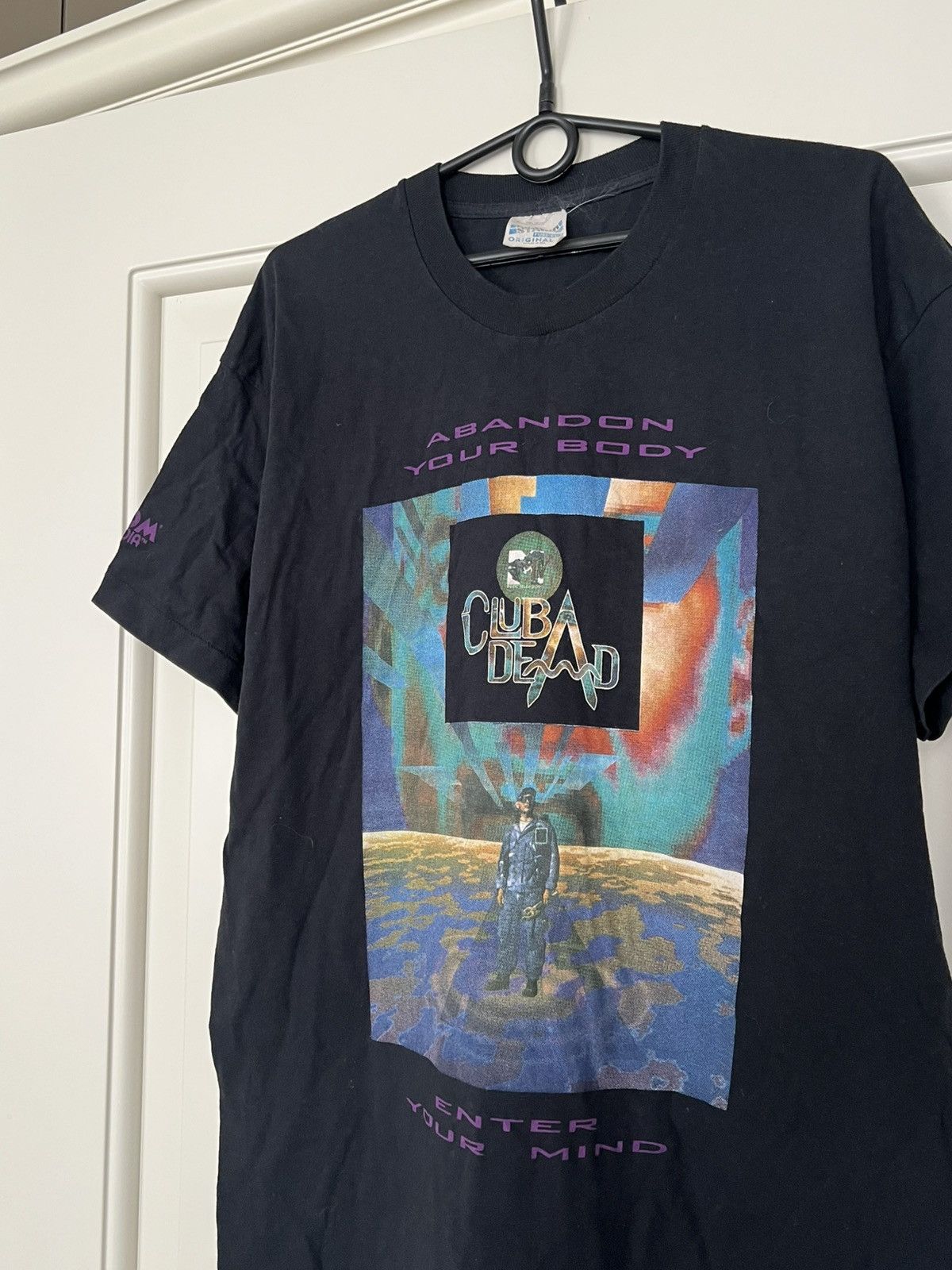 Vintage Vintage 1990s MTV Cuba Dead Tee Rave Screen Stars Size US L / EU 52-54 / 3 - 3 Thumbnail