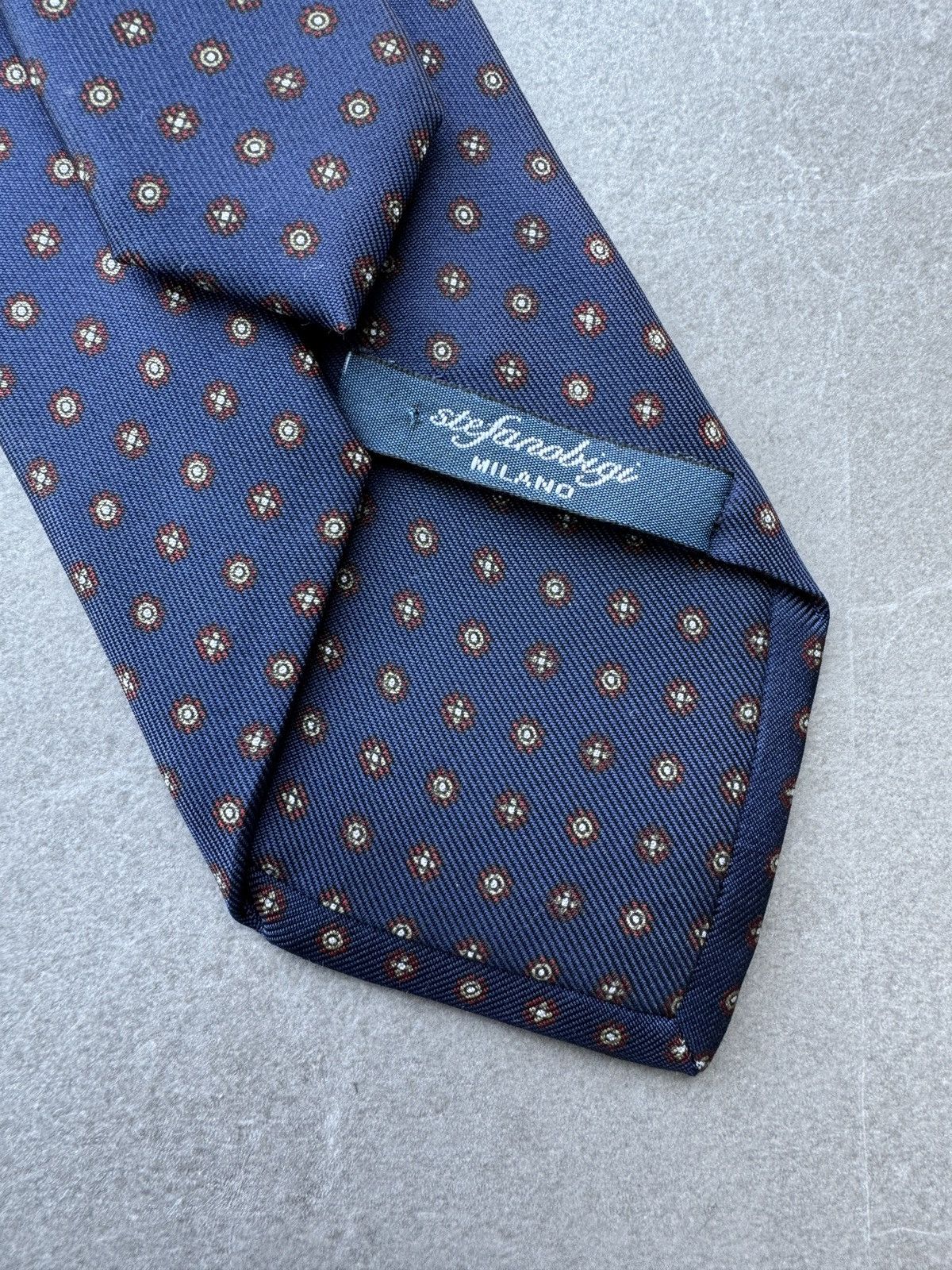 Other Stefanobigi Milano Italy Made Mens Ivy League Silk Neck Tie Size ONE SIZE - 7 Thumbnail