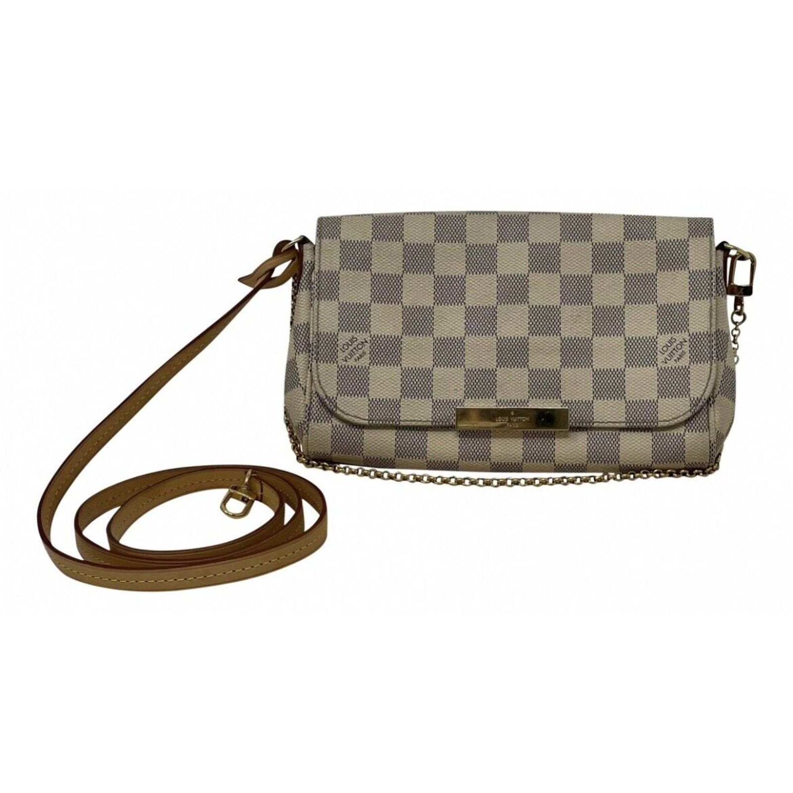 Louis Vuitton Louis Vuitton Favorite PM Damier Azur Shoulder Crossbody Size ONE SIZE - 11 Thumbnail