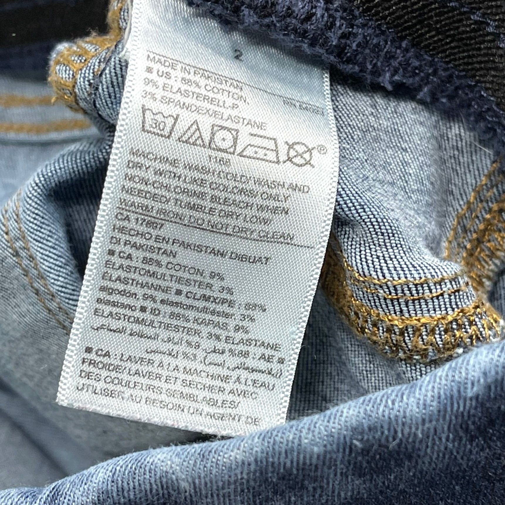 Old Navy Old Navy Jeans Jegging Womens Size 2 Pull On Dark Blue Cotton Blend Stain Denim Flexible Stretch Size 26" / US 2 / IT 38 - 5 Thumbnail