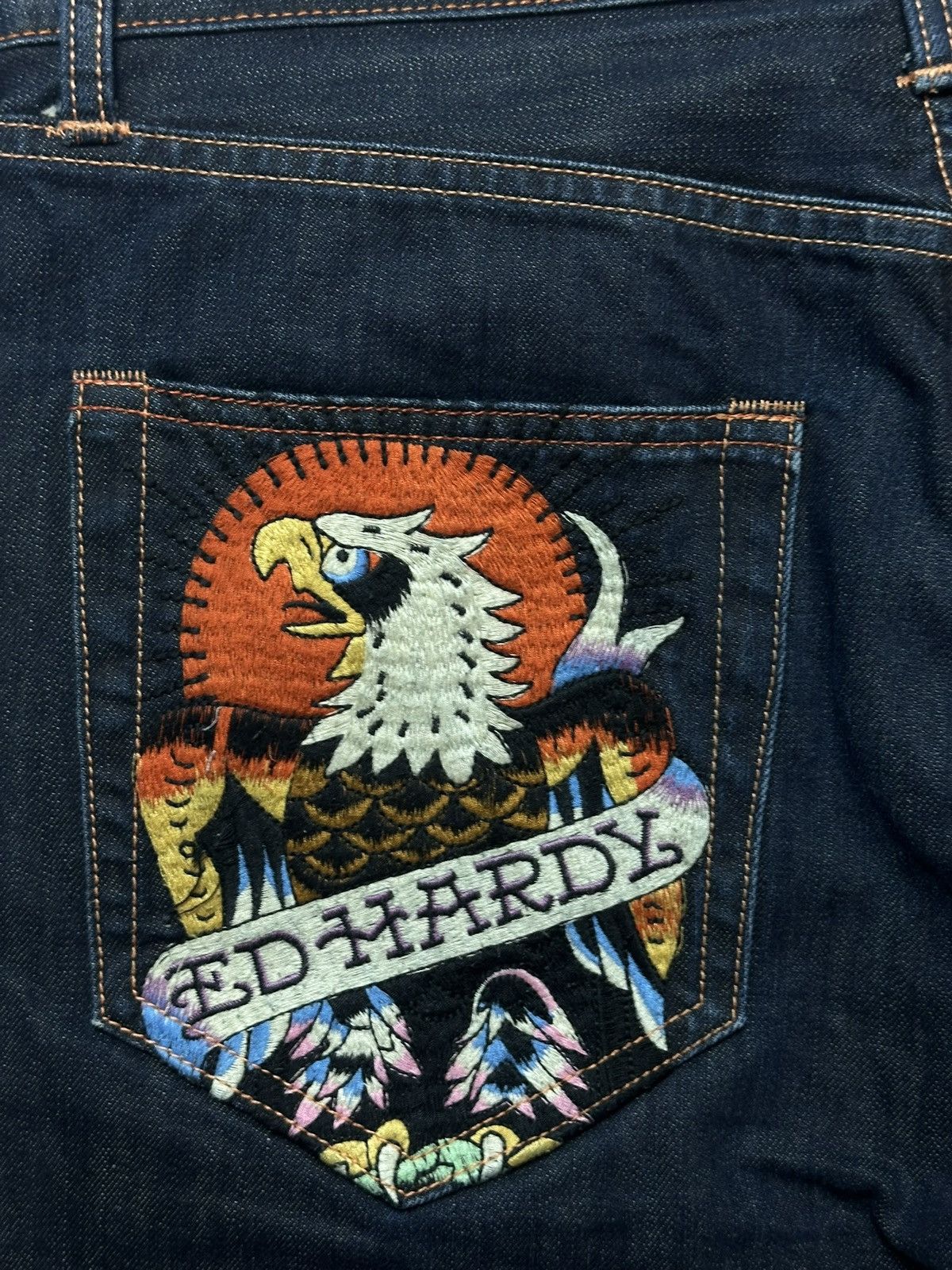 Ed Hardy Vintage Ed Hardy Jorts Size US 36 / EU 52 - 4 Thumbnail