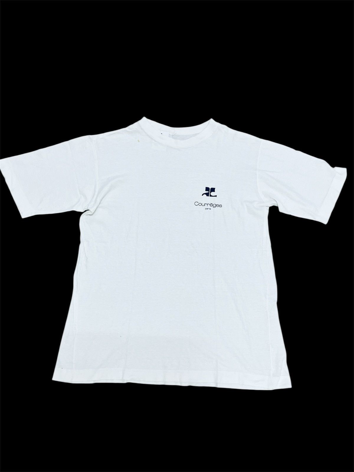 Vintage 80s single stitch courreges tshirt