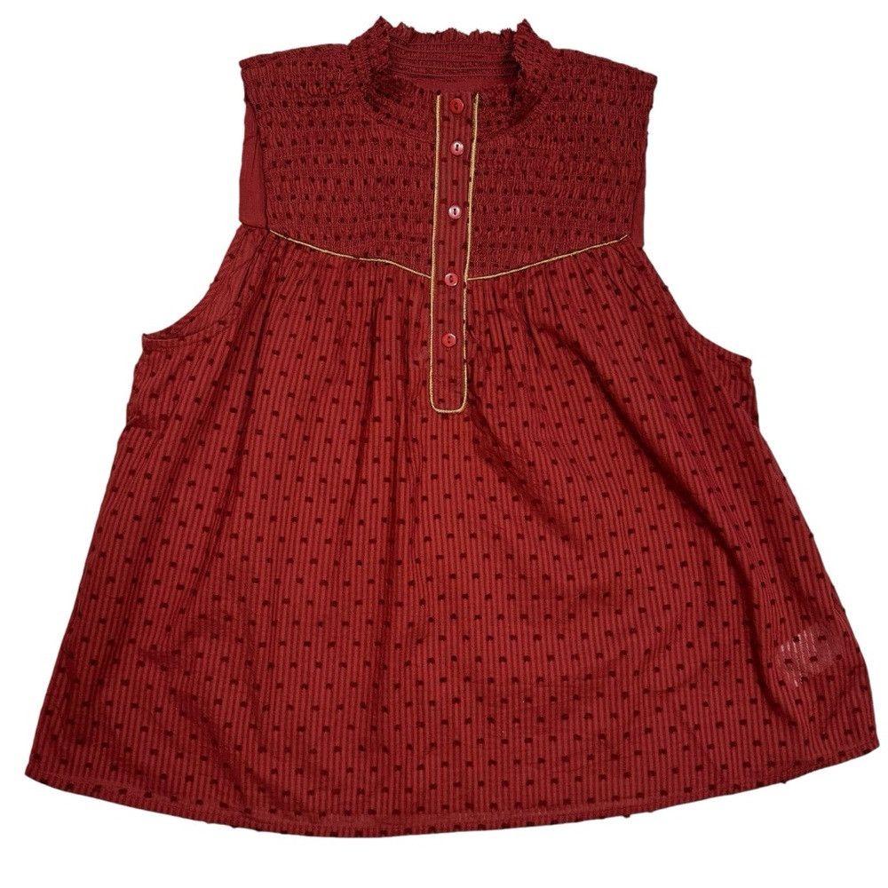 Joie NWT New $158 Joie Joesa Sleeveless Cotton Top Size L Size L / US 10 / IT 46 - 5 Thumbnail