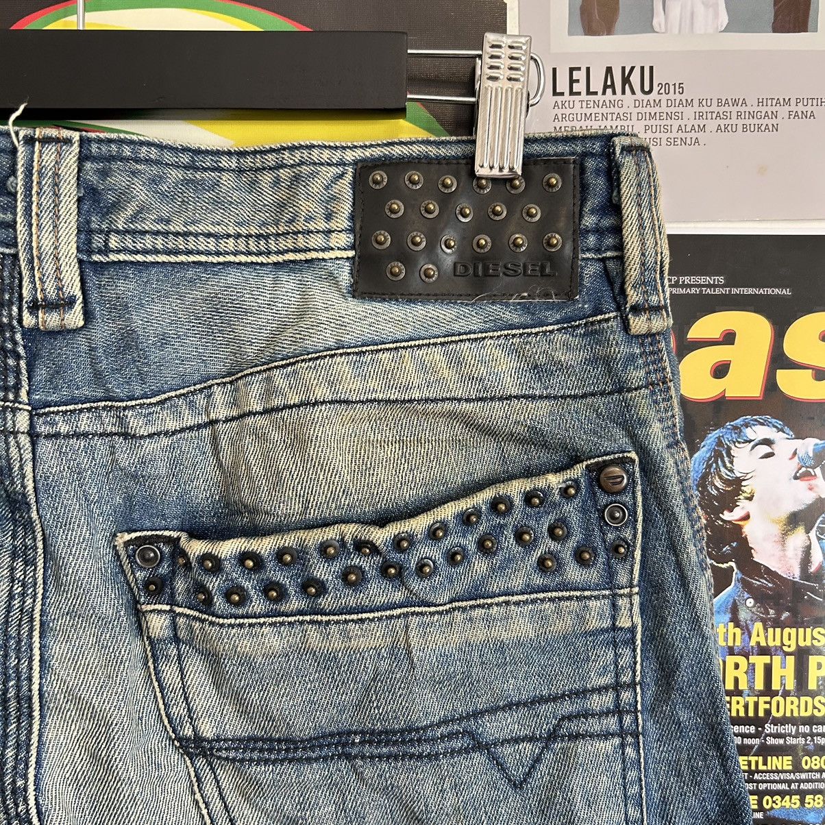 Diesel Vintage Diesel Timmen Stud Denim Size US 33 - 11 Thumbnail