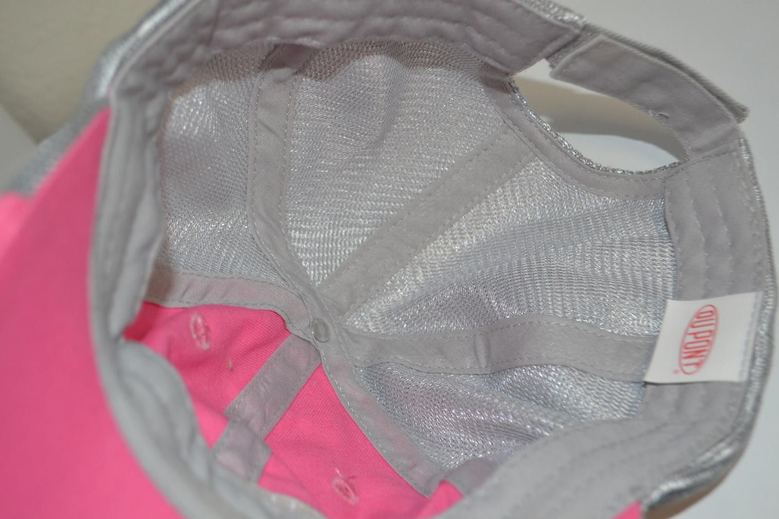 DuPont DuPont Pink and Silver Mesh Baseball Cap Size ONE SIZE - 3 Thumbnail