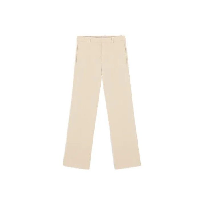 Balenciaga Balenciaga Beige Zipper Straight-Leg Suit Pants Size US 34 / EU 50 - 1 Thumbnail